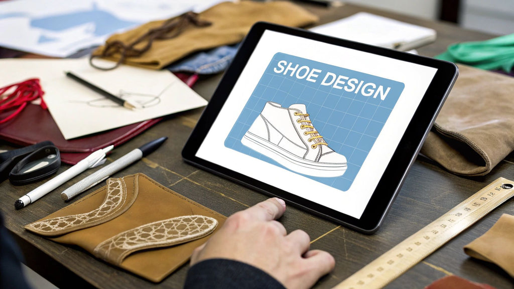 The work before the Alexander Noel Design Lab-Design Shoes from Concept to Creation...