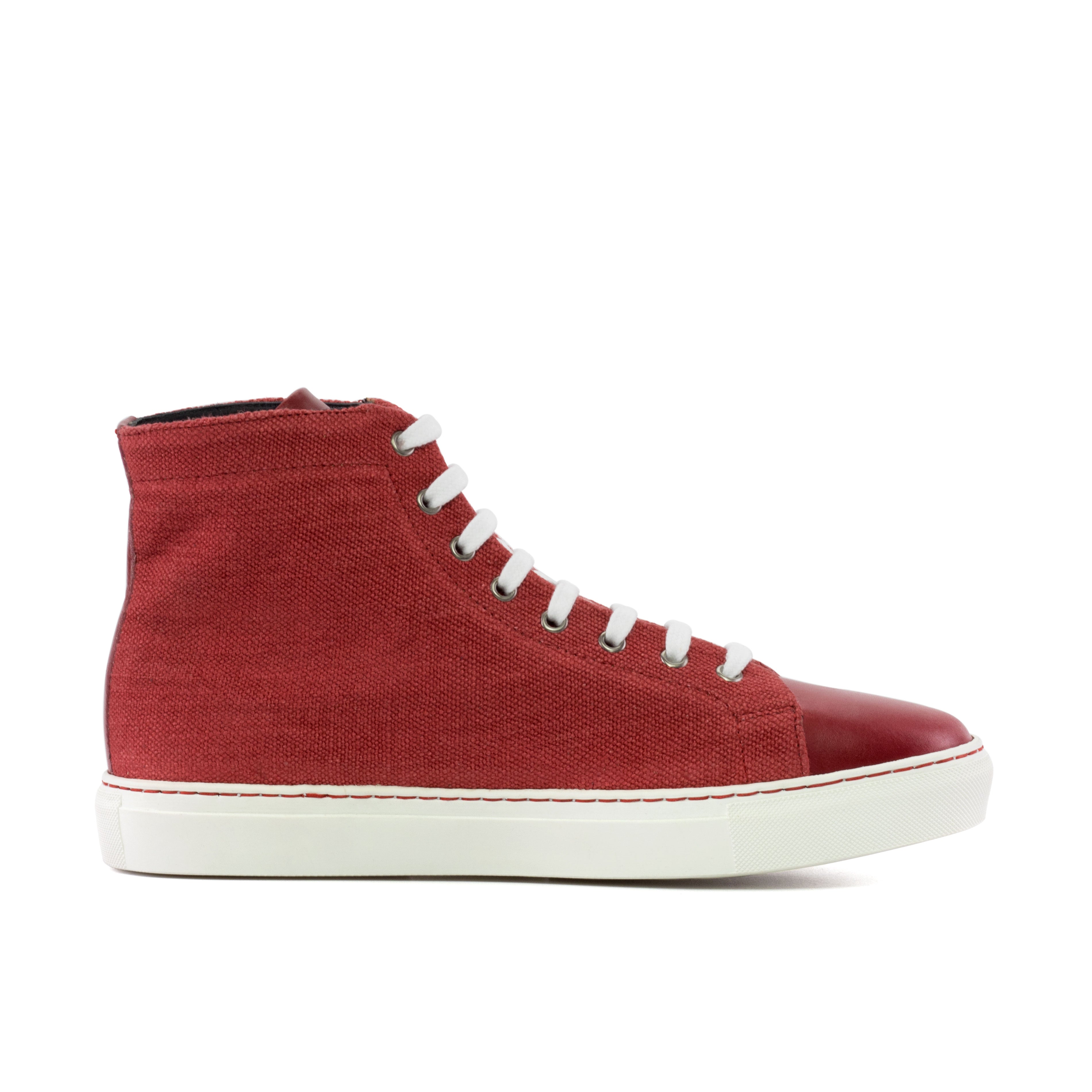 The Stark (Red Canvas/Calf) Sample Shoes