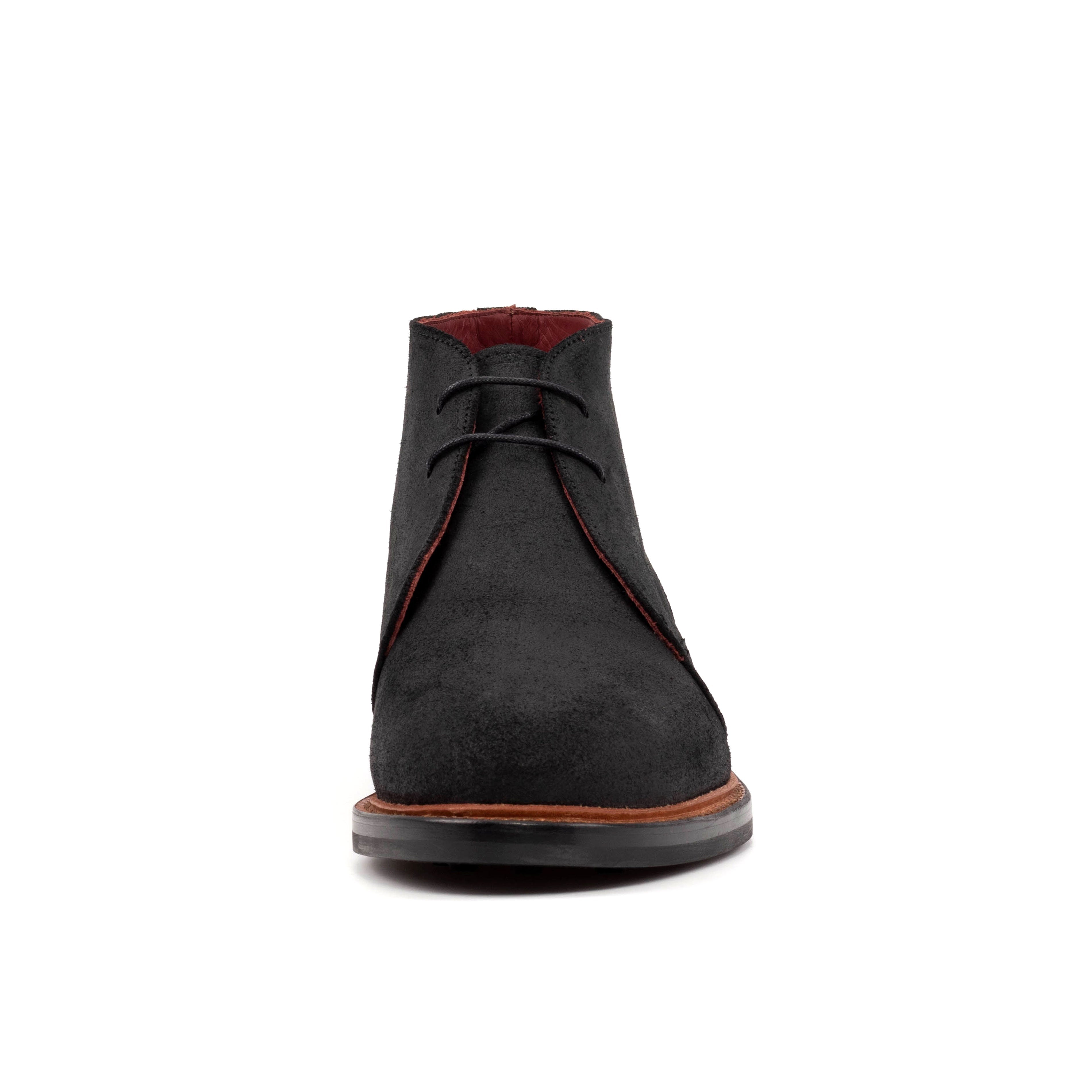 The Sahara (Black Waxed Suede)