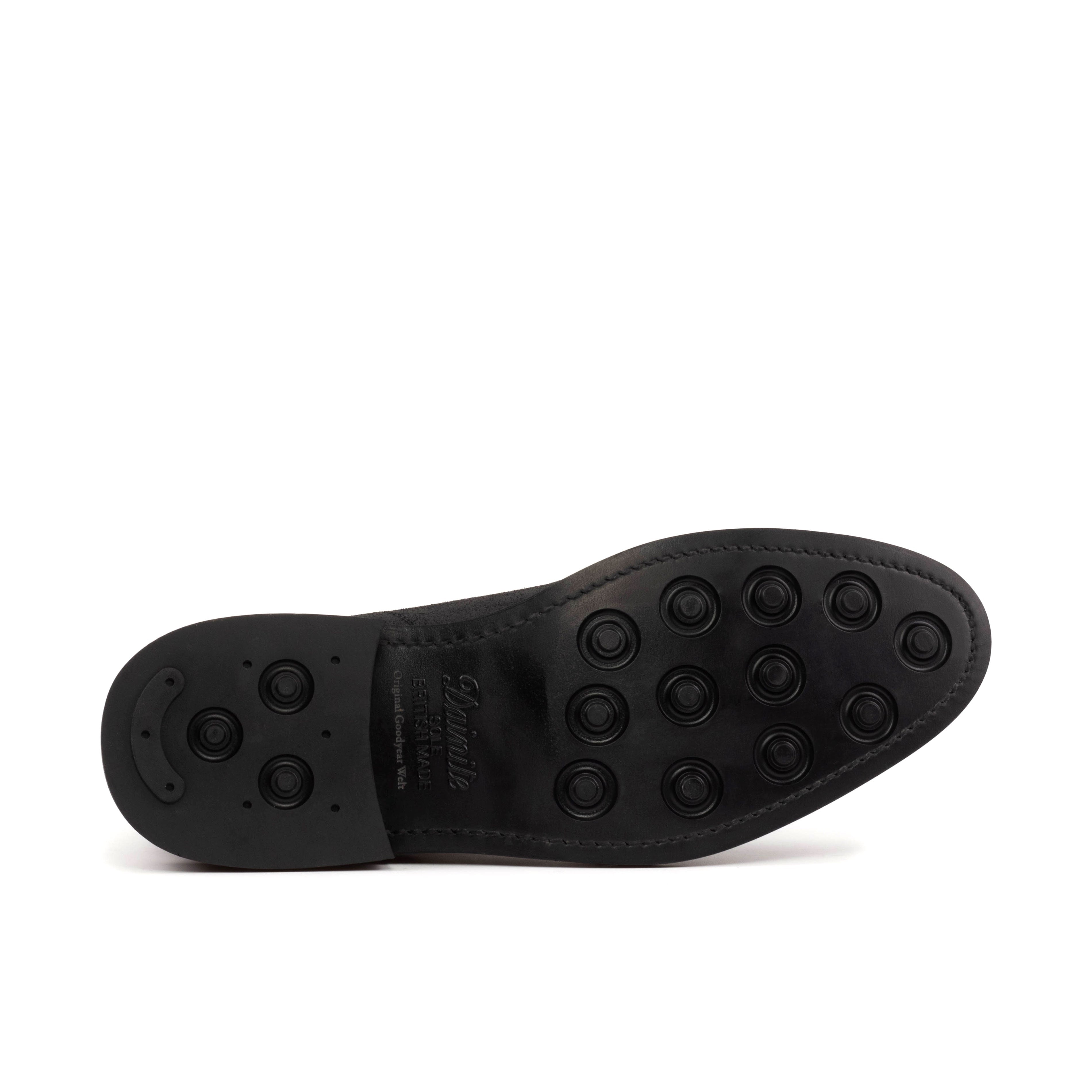 The Sahara (Black Waxed Suede)
