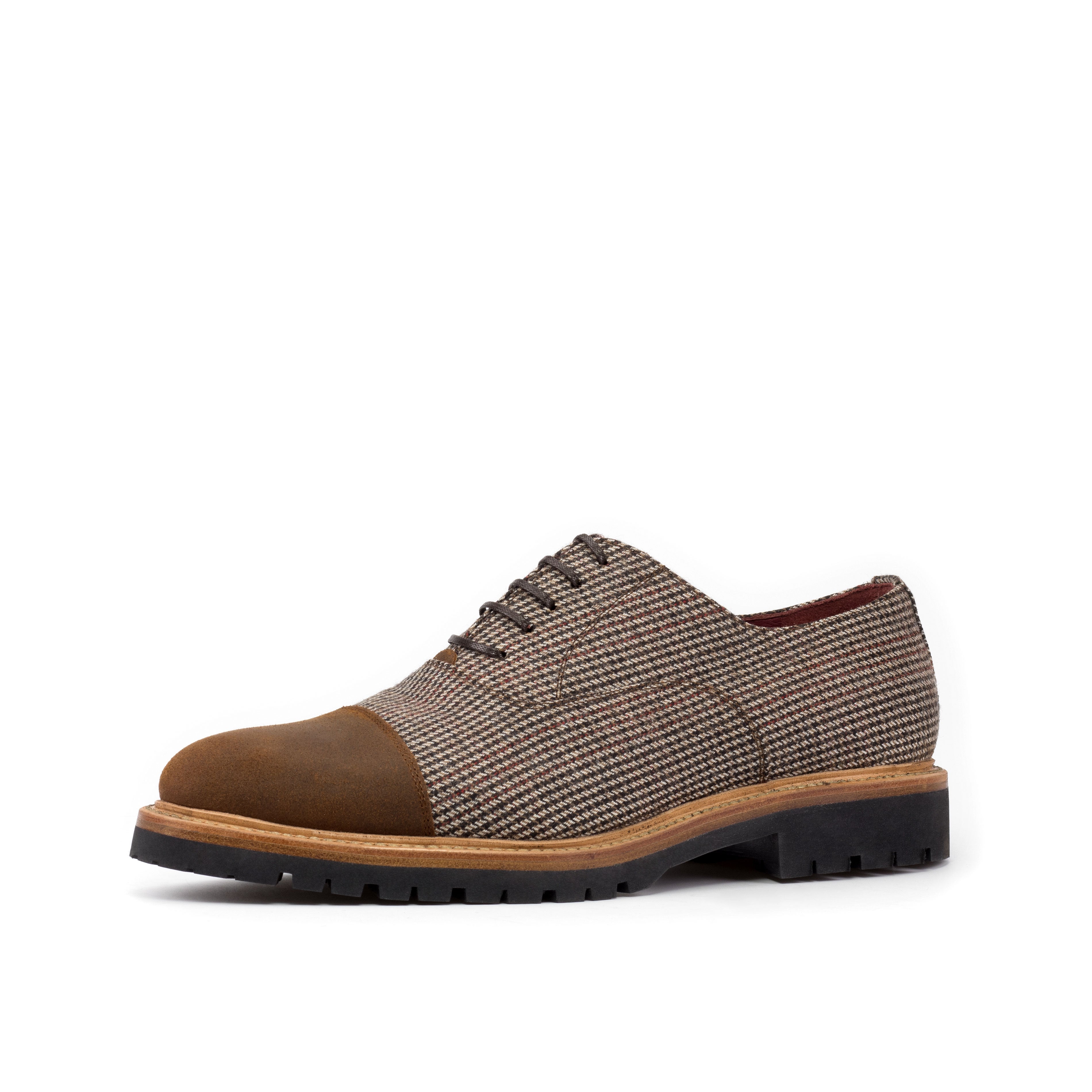 The Langston (Waxed Brown Tweed)