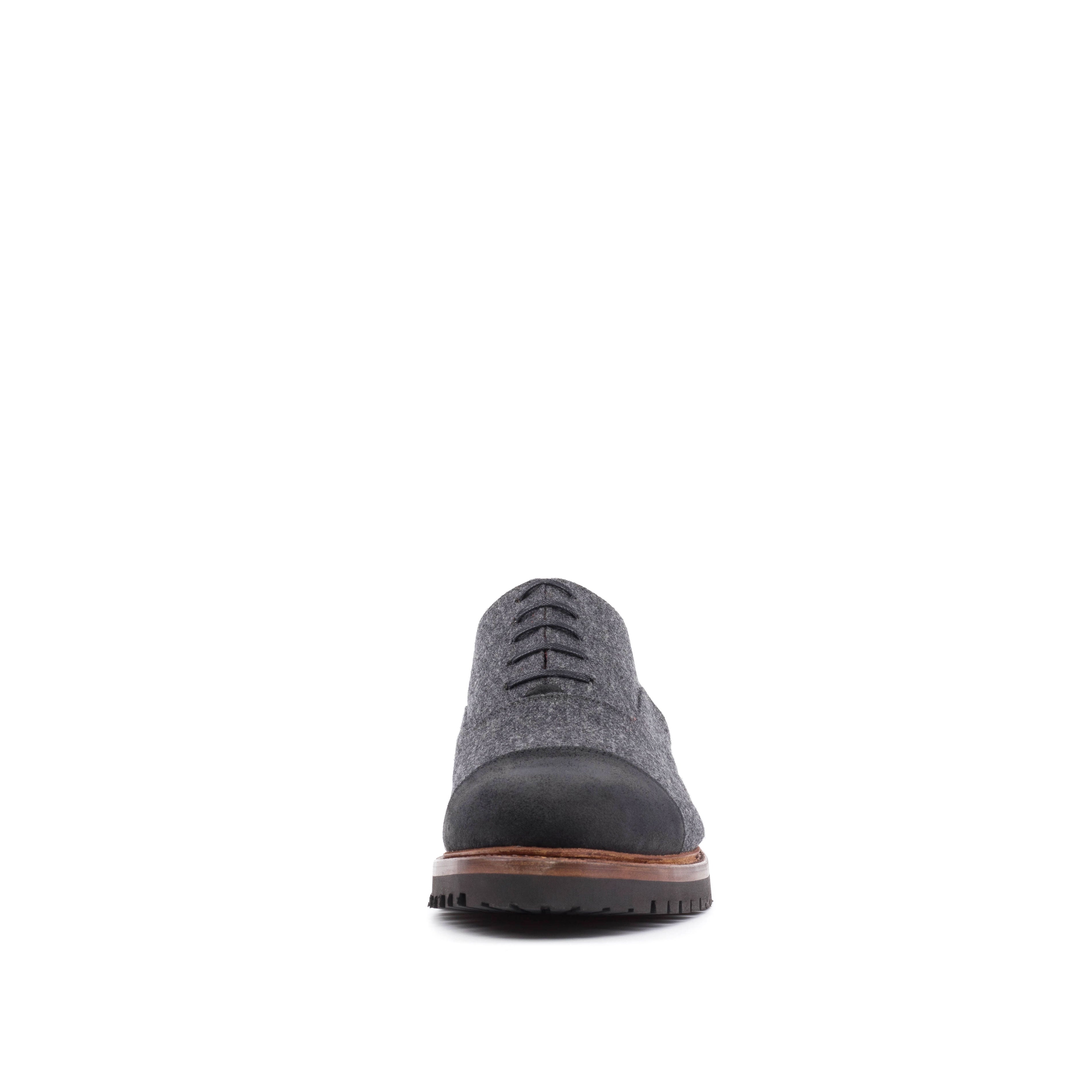 The Langston (Grey/Black Cap Toe)