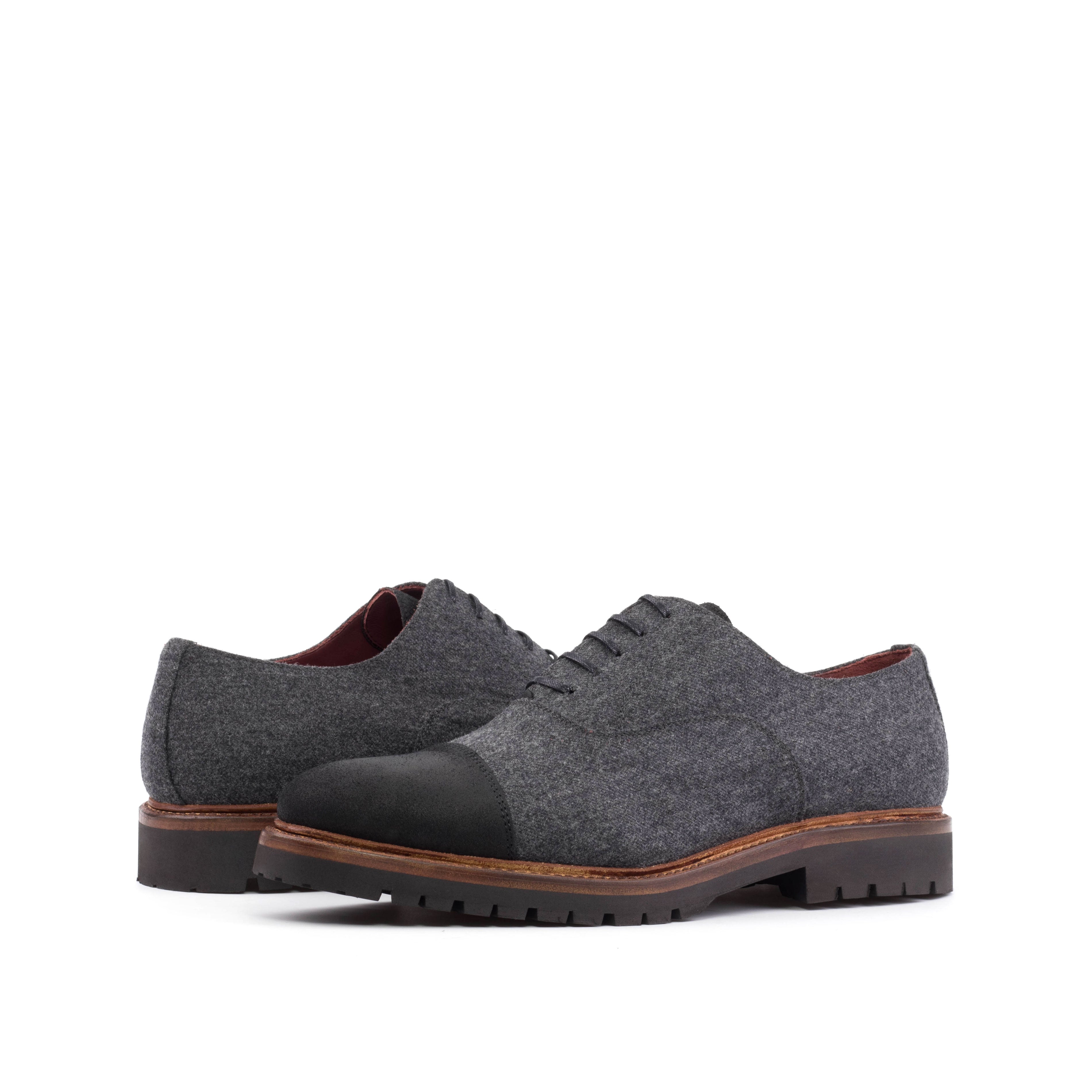 The Langston (Grey/Black Cap Toe)