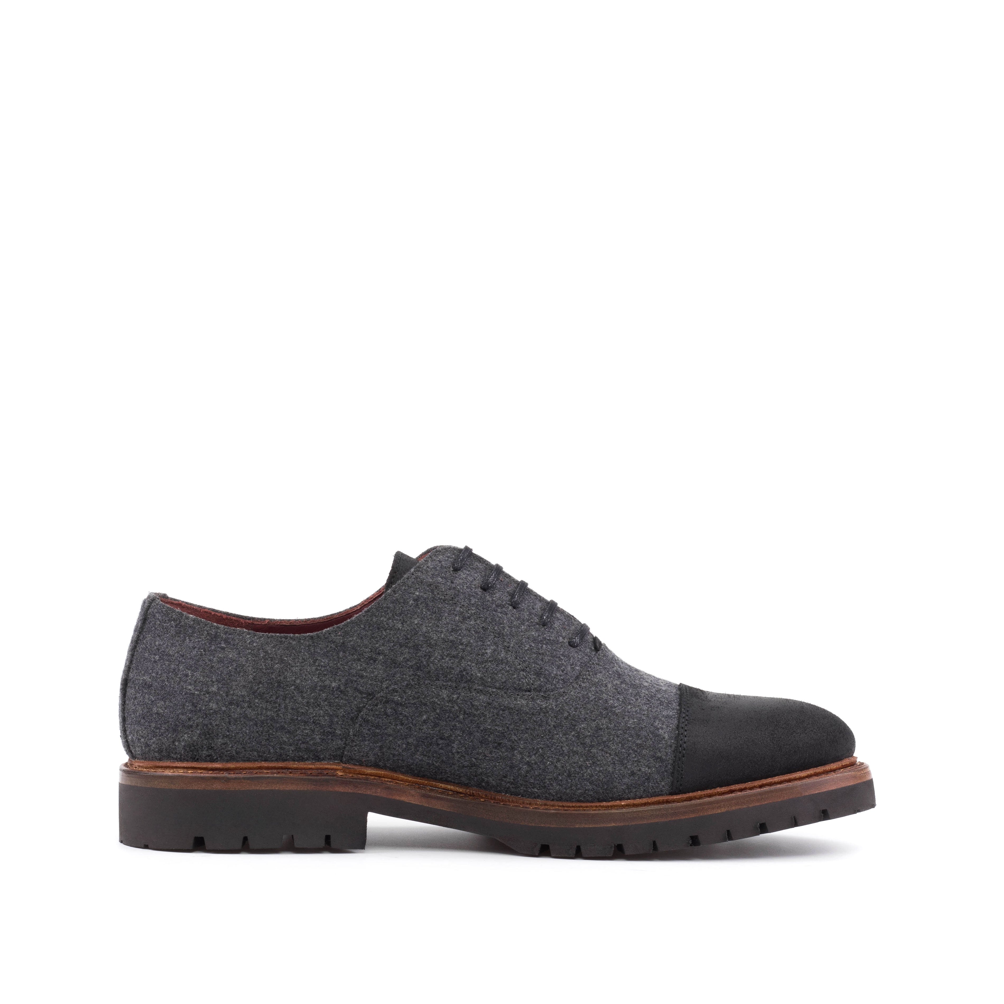 The Langston (Grey/Black Cap Toe)