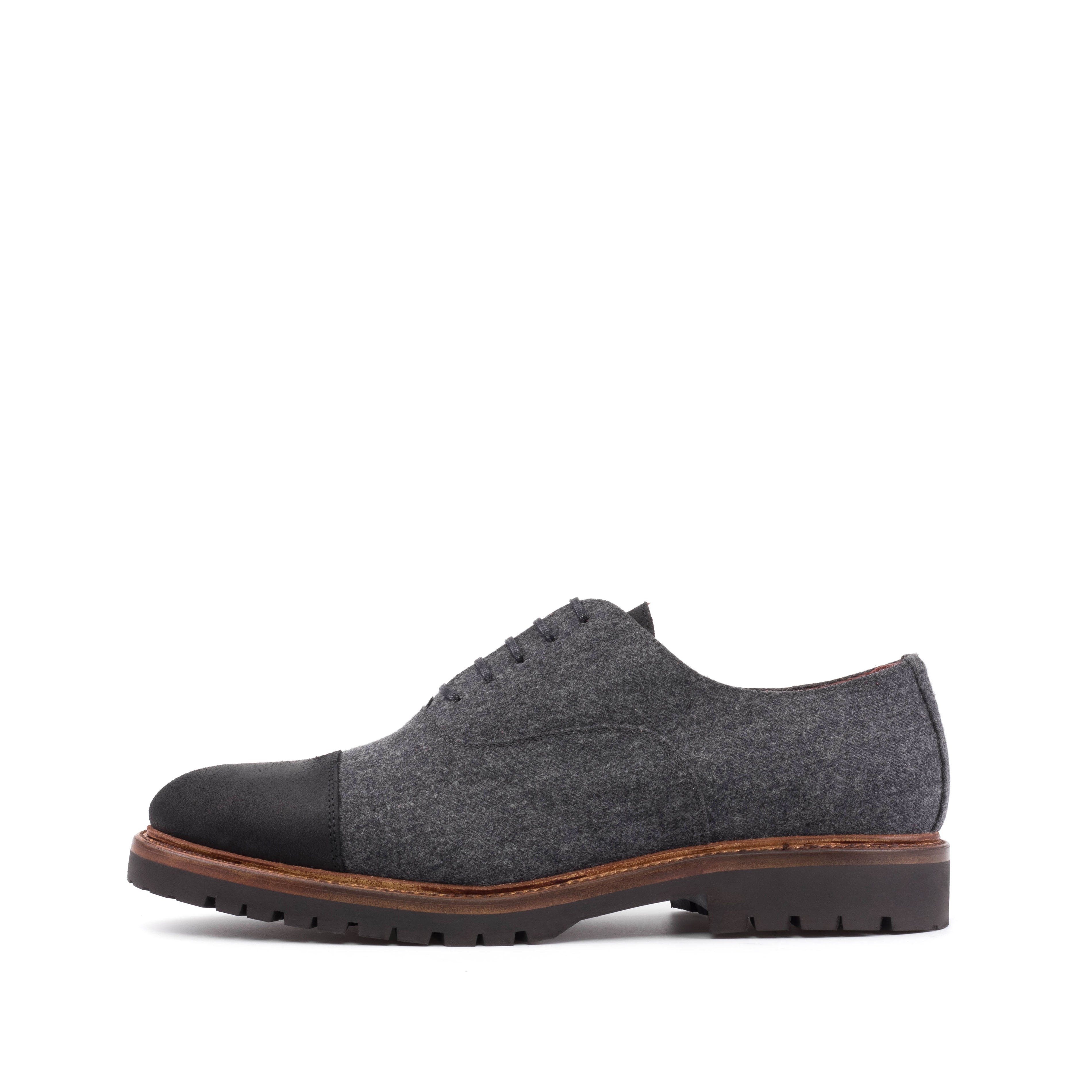 The Langston (Grey/Black Cap Toe)