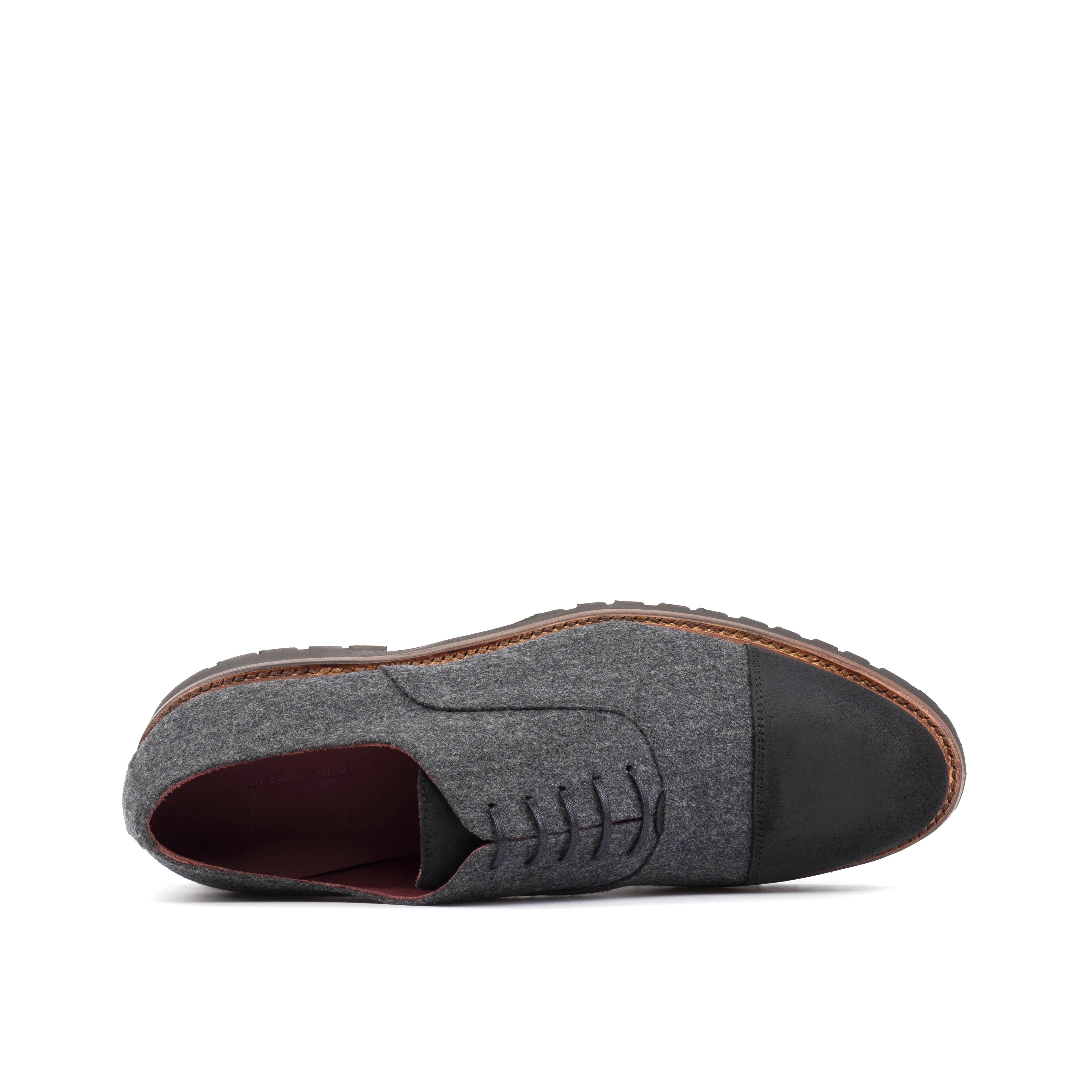 The Langston (Grey/Black Cap Toe)