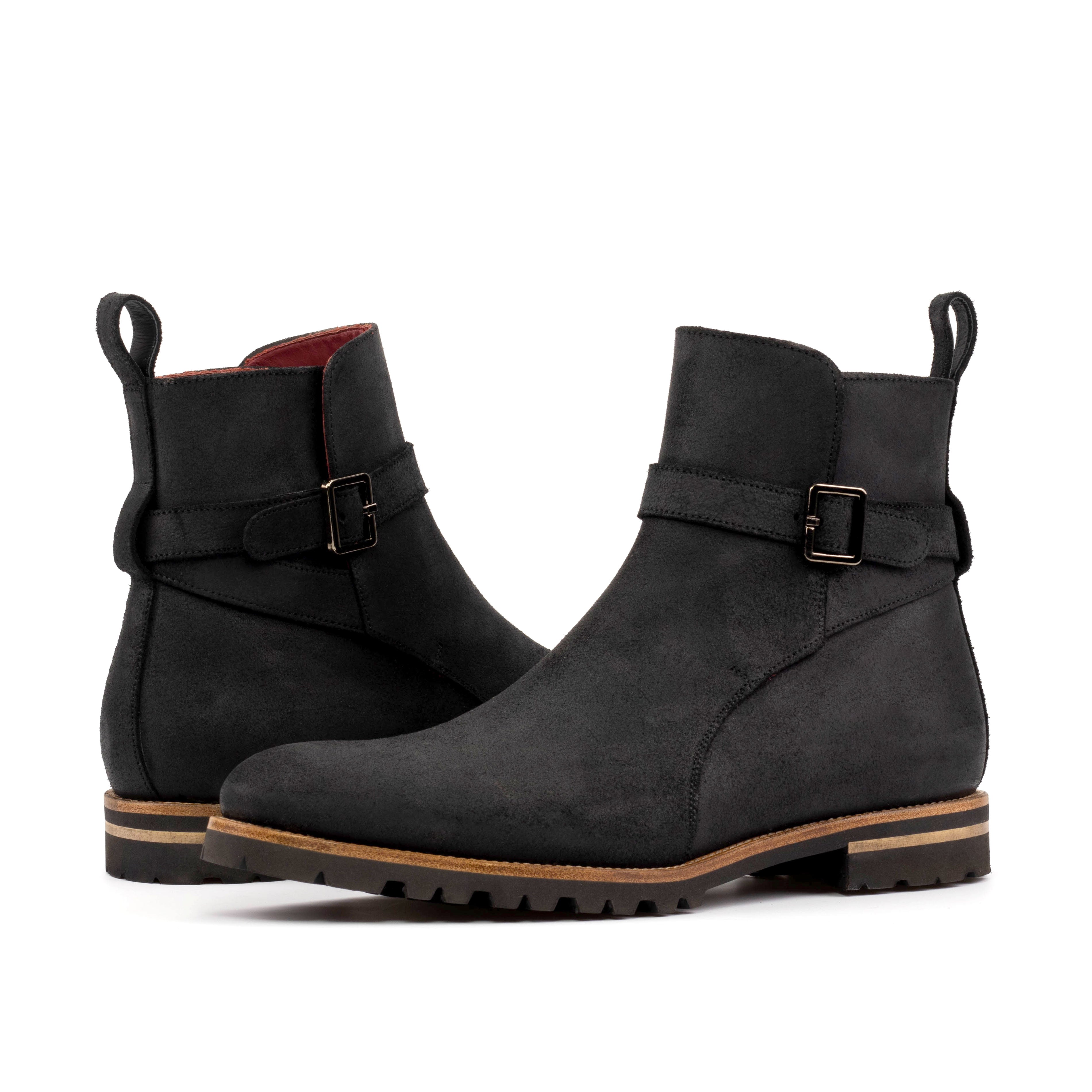 Jodhpur Boot (Waxed Black Suede)