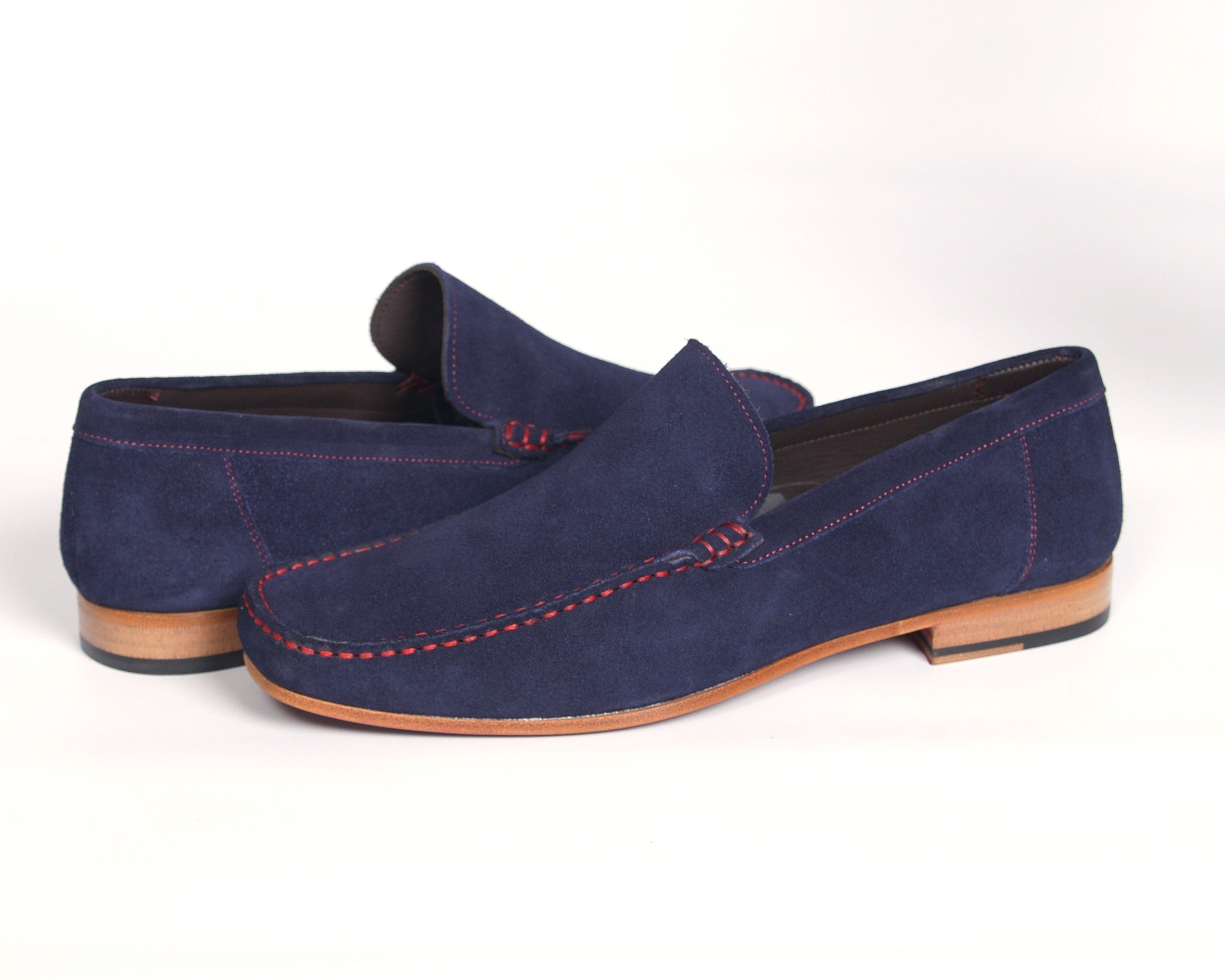 AN Moccasin Loafer (Blue Suede)