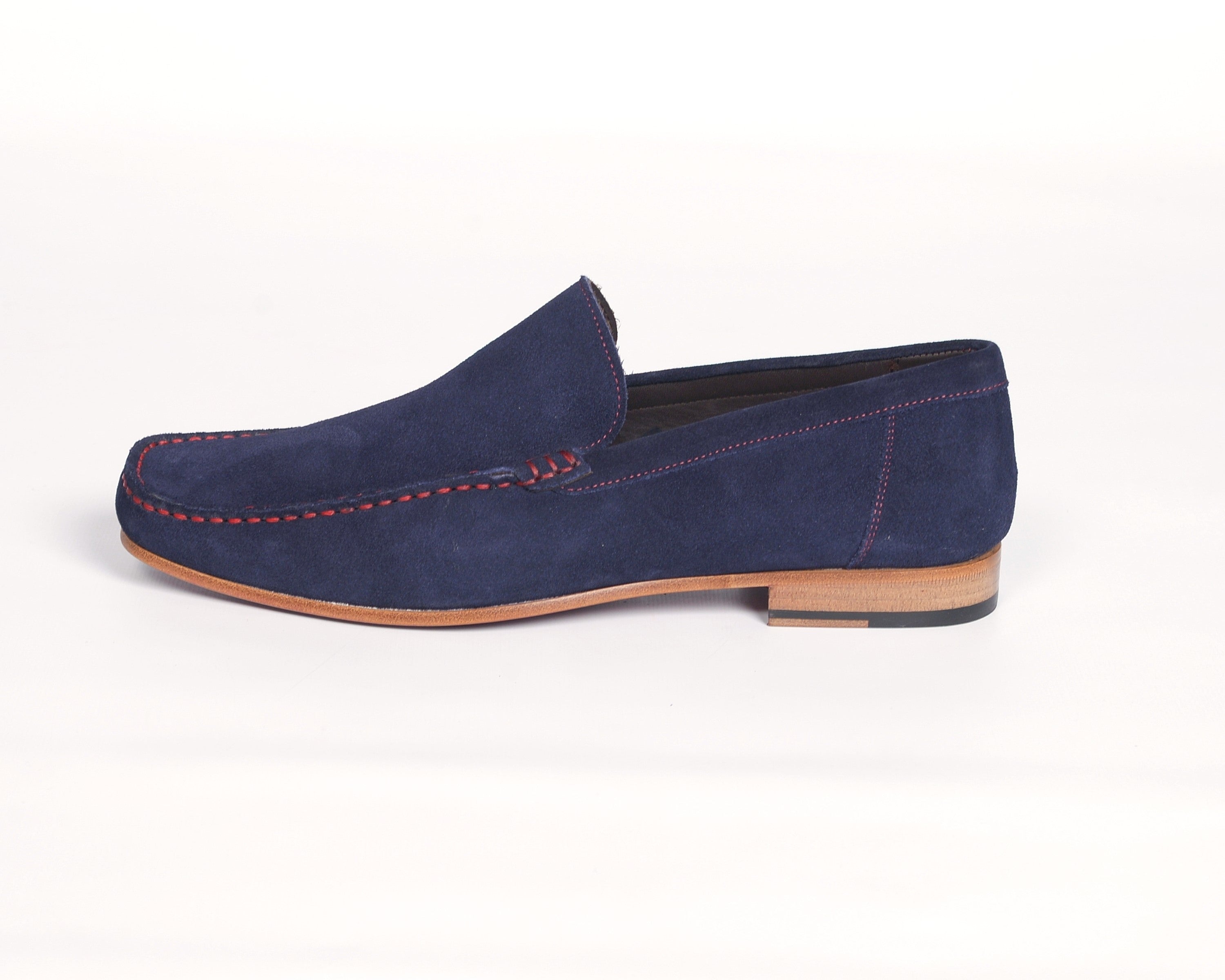 AN Moccasin Loafer (Blue Suede)