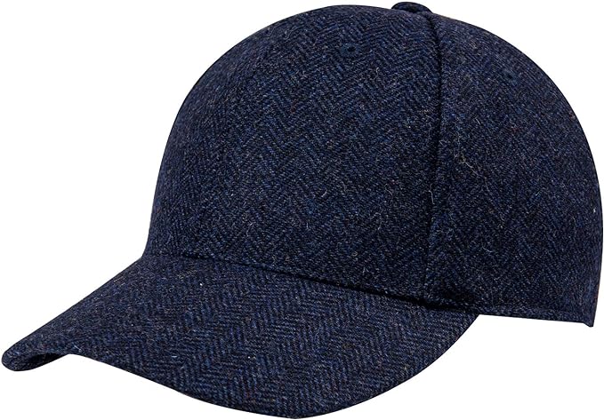 Cap-Herringbone Navy