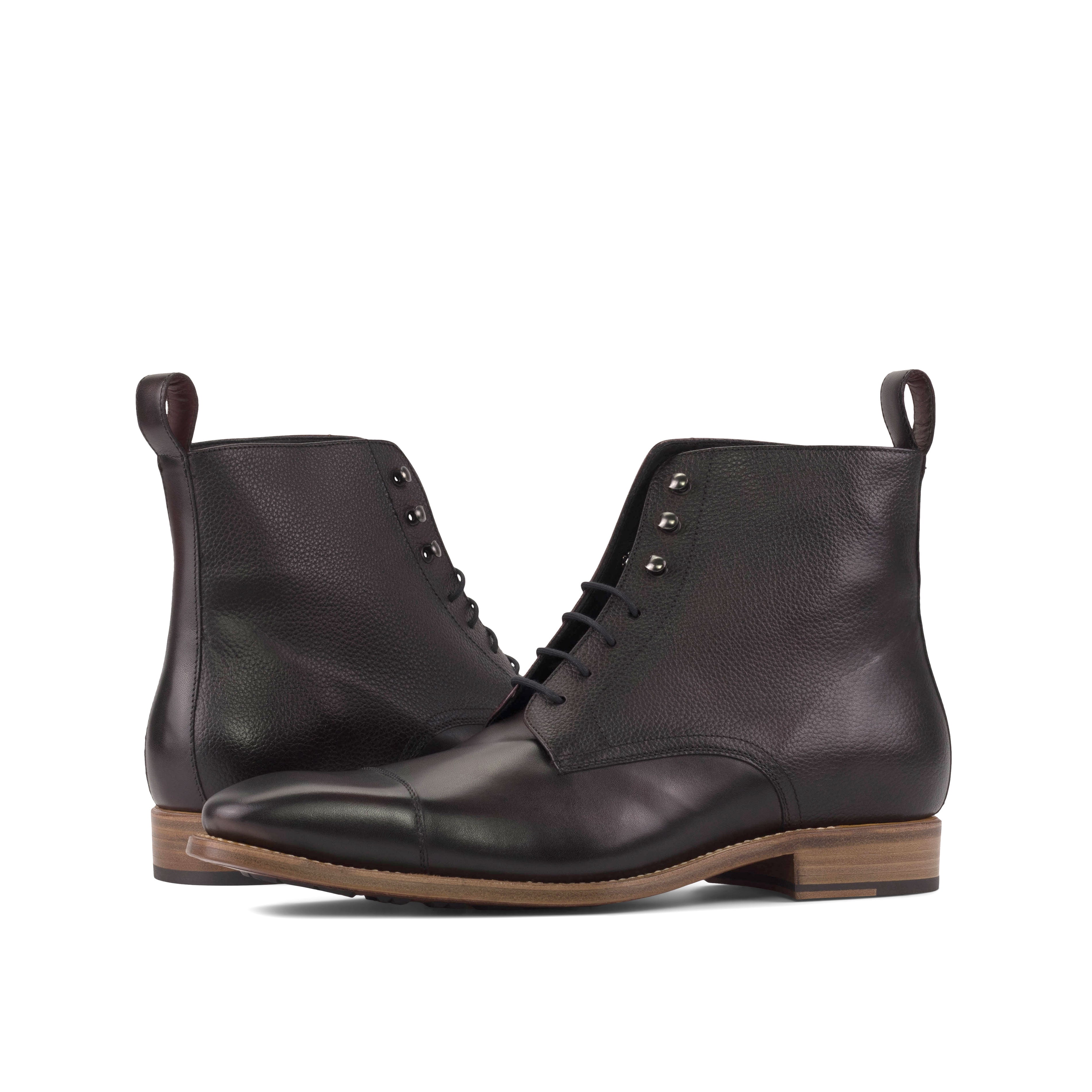 AN Cap-toe Boot (Full Grain Burgundy Burnishing)