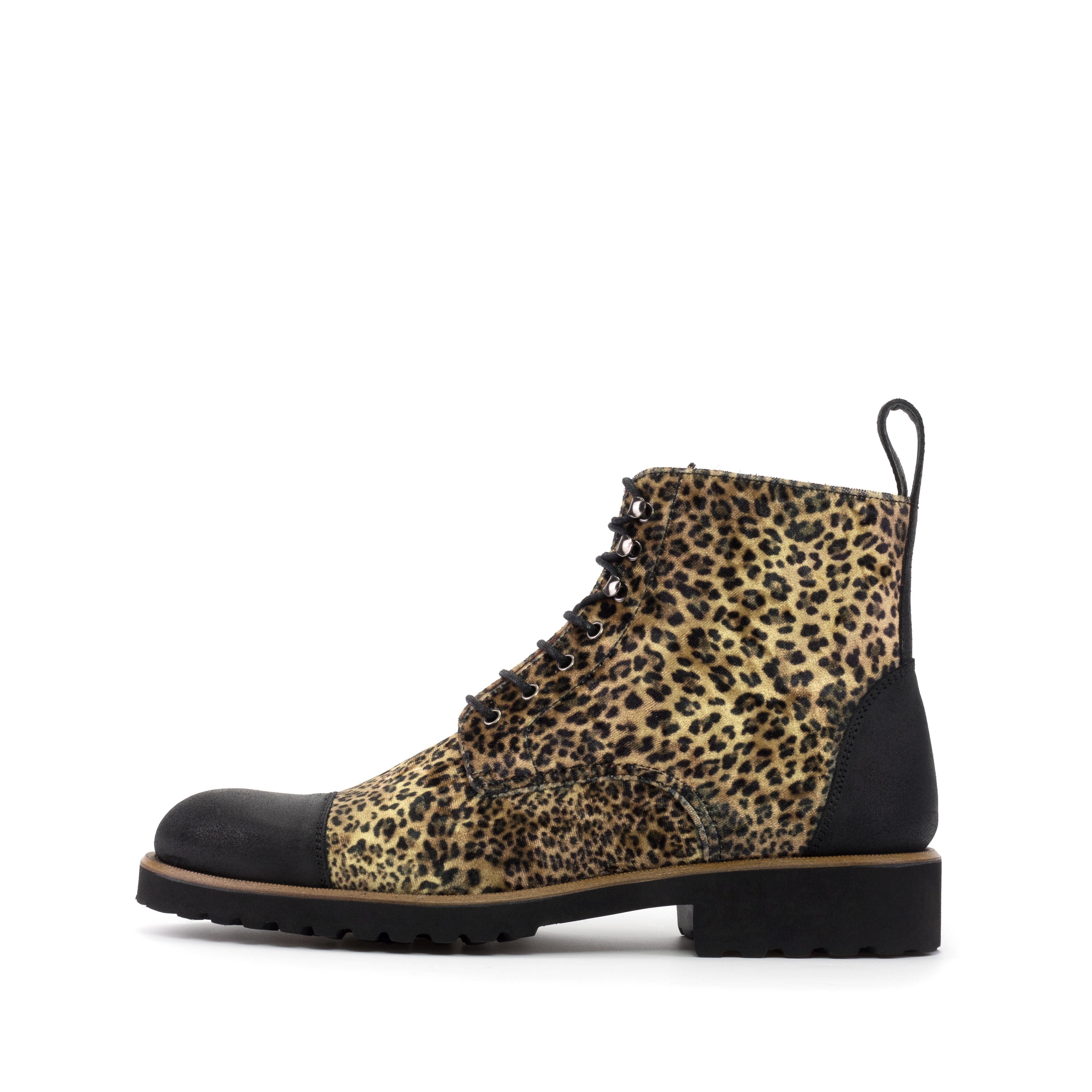 AN Cap-Toe Boots (Her) (Leopard)