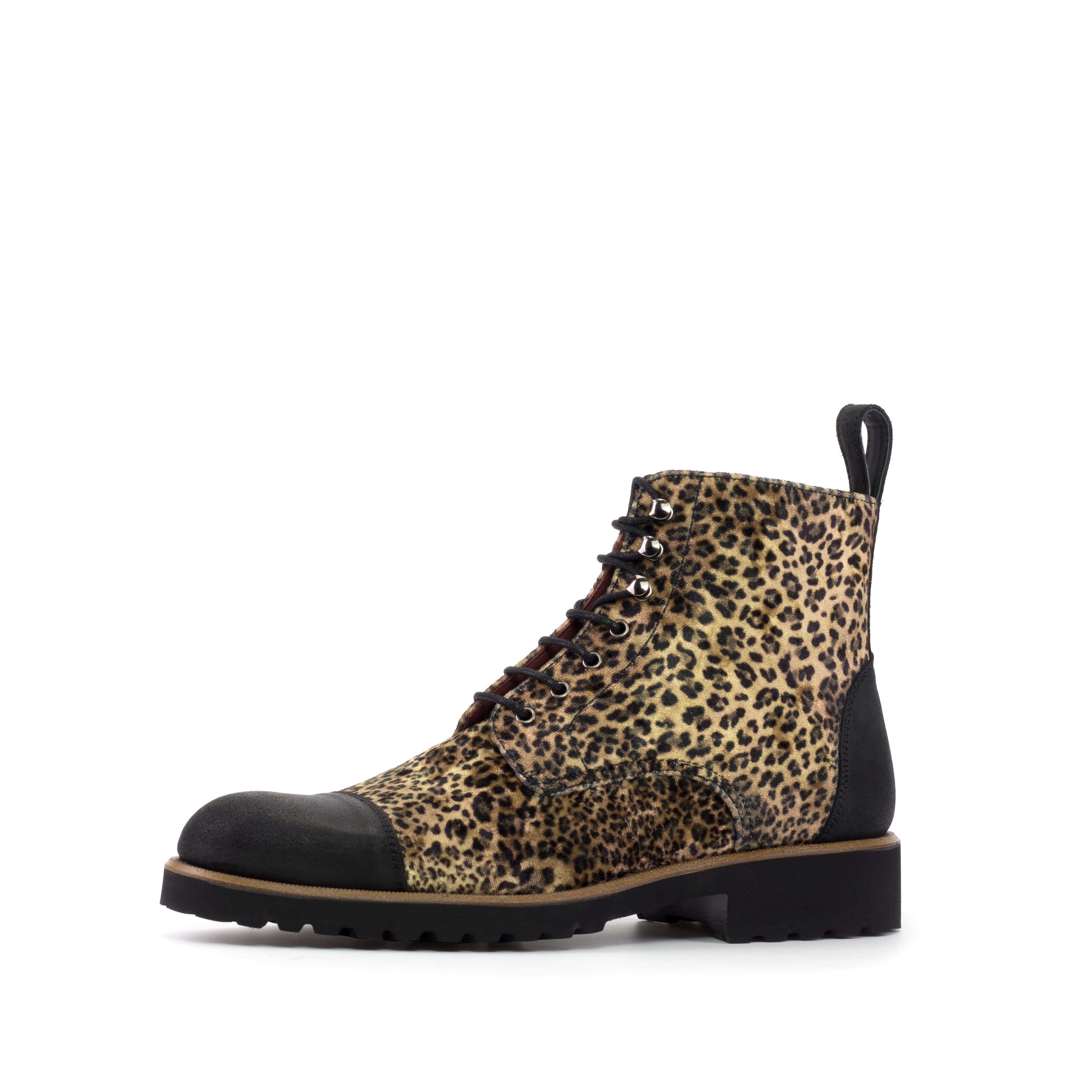 AN Cap-Toe Boots (Her) (Leopard)
