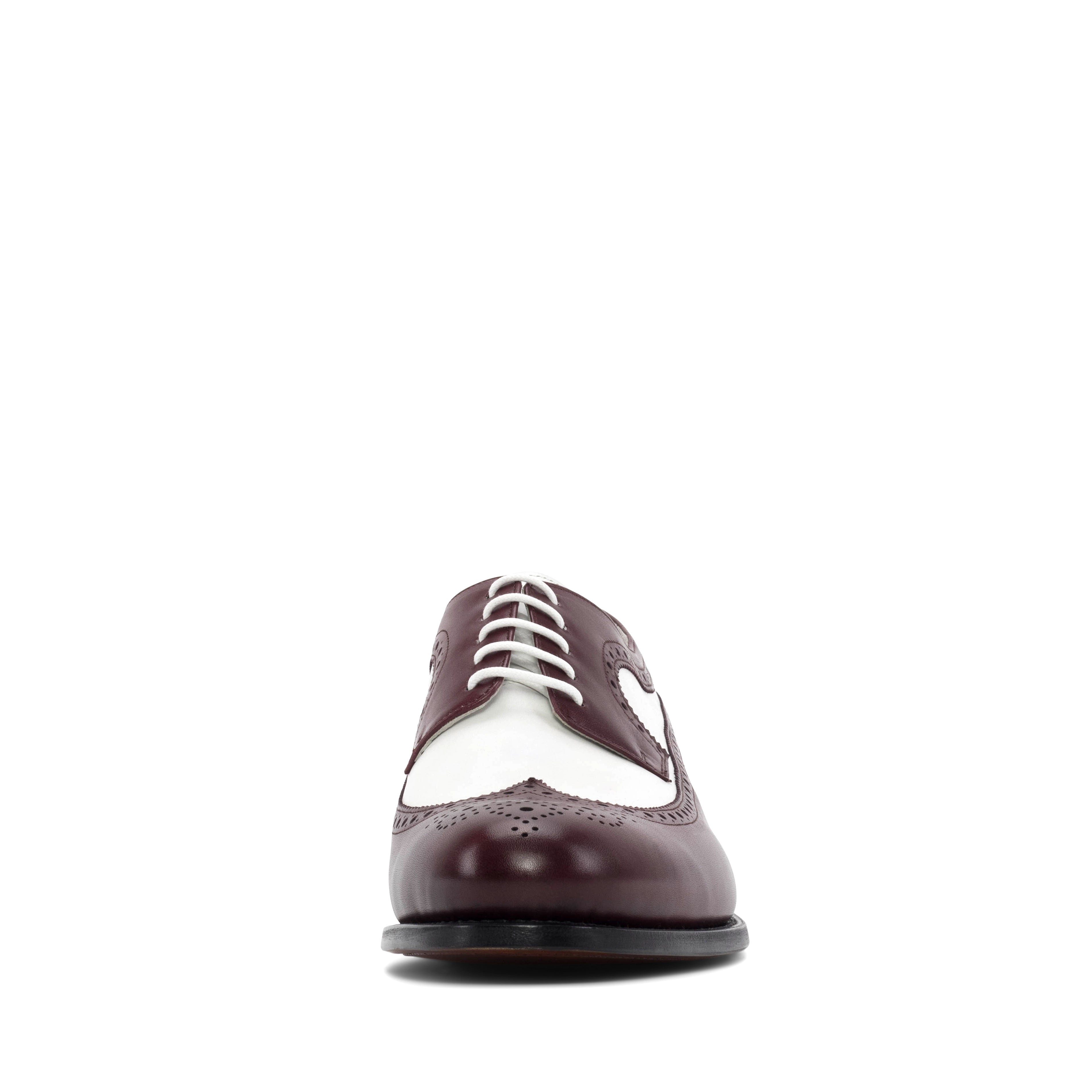 The New Yorker (Burgundy/White) Two Tone