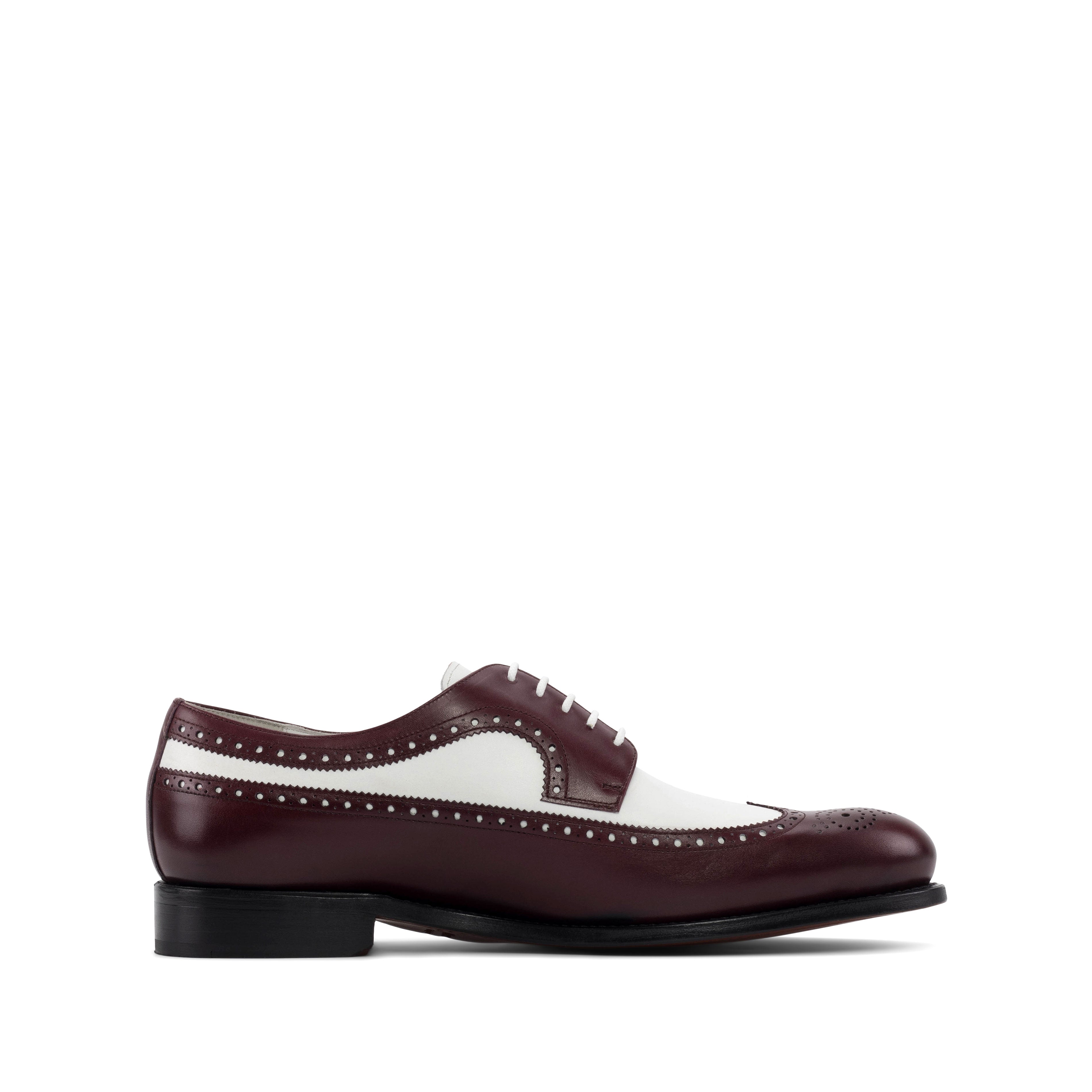 The New Yorker (Burgundy/White) Two Tone