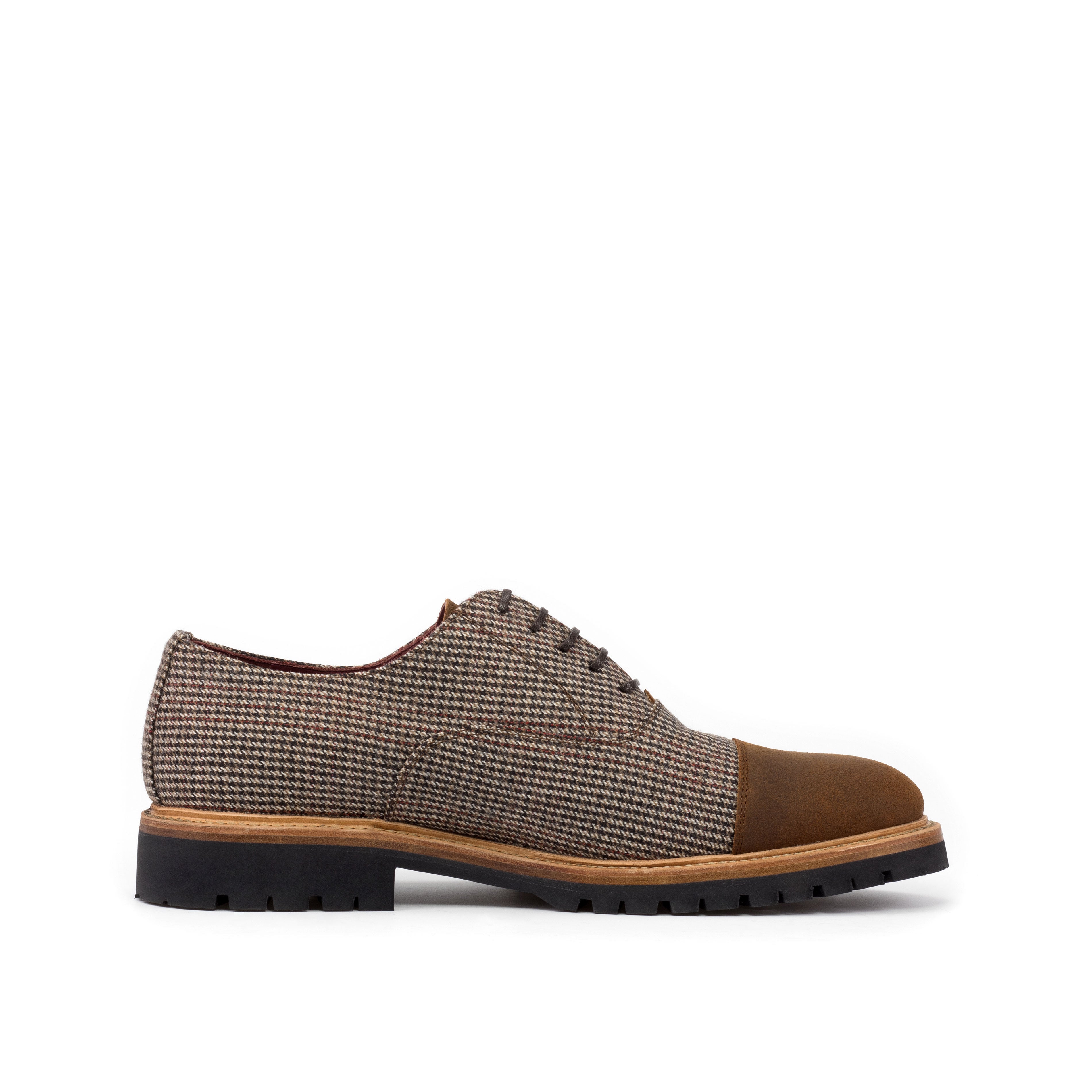 The Langston (Waxed Brown Tweed)