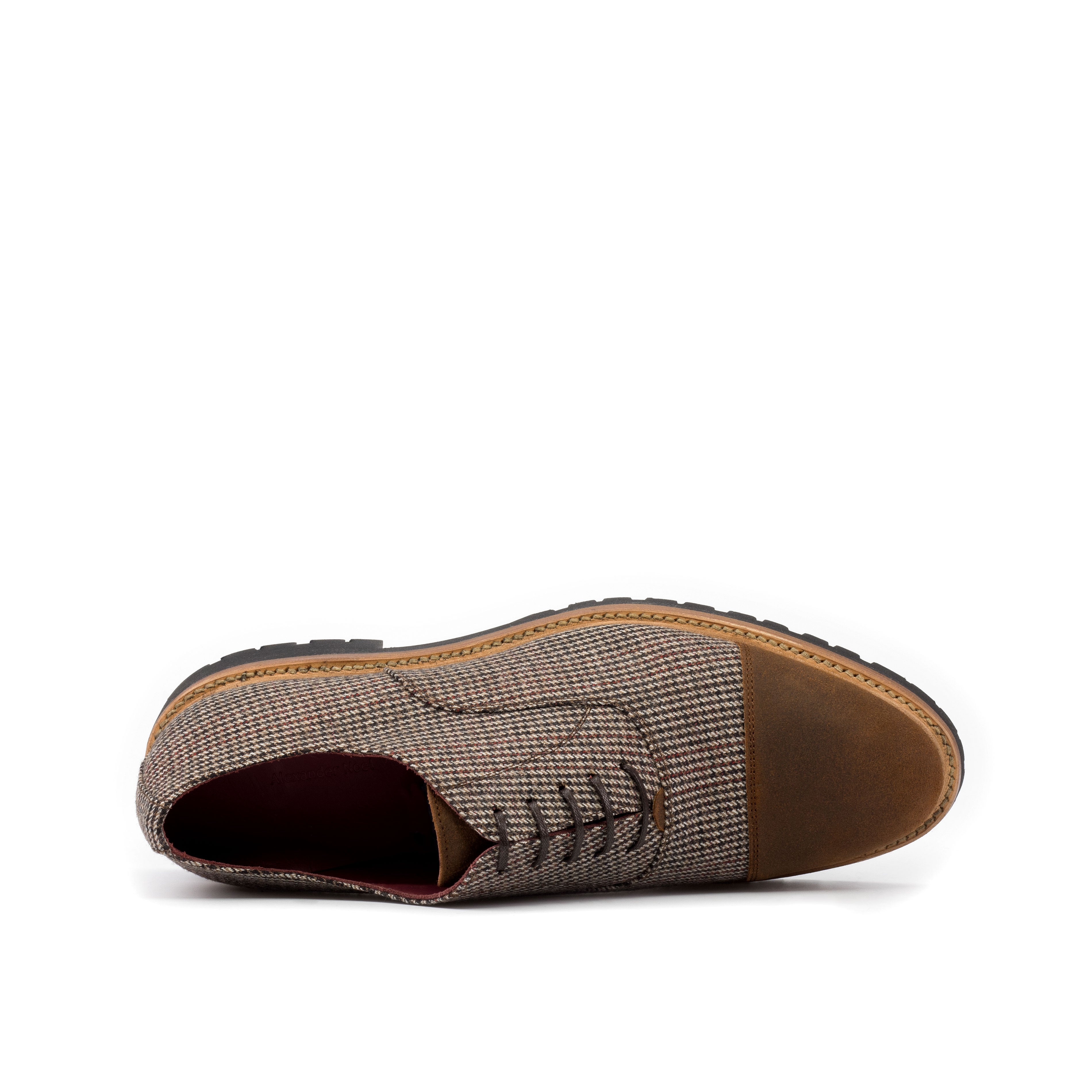 The Langston (Waxed Brown Tweed) Sample Studio Shoes