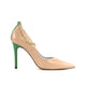 Ankle Chain Pumps (Nude/Green)