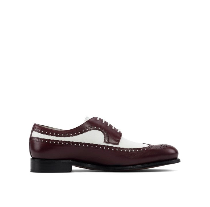 The New Yorker (Burgundy/White) Two Tone