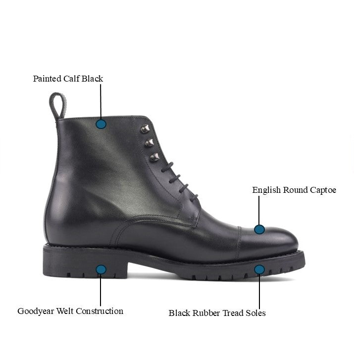 AN Captoe Boot (Black)