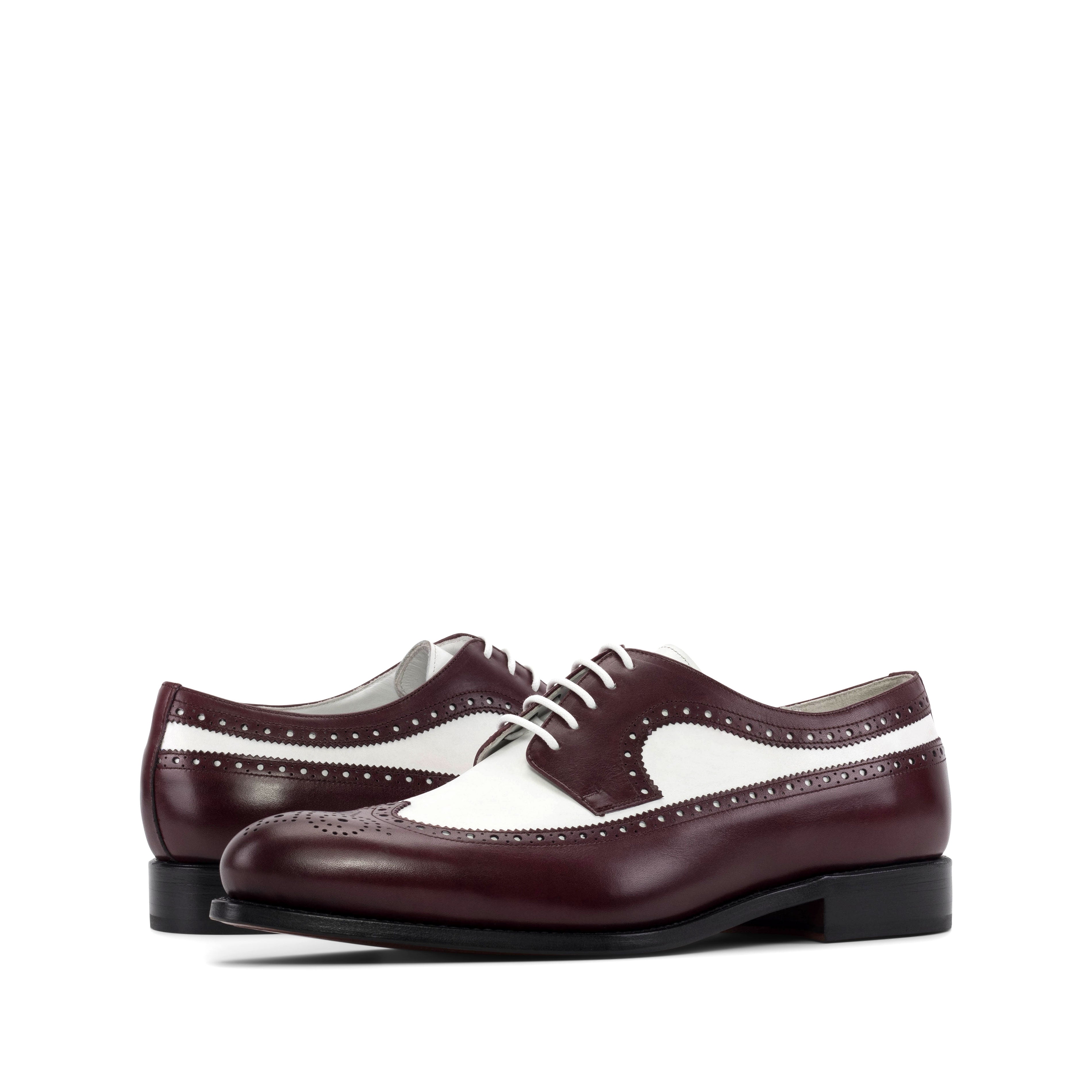 The New Yorker (Burgundy/White) Two Tone