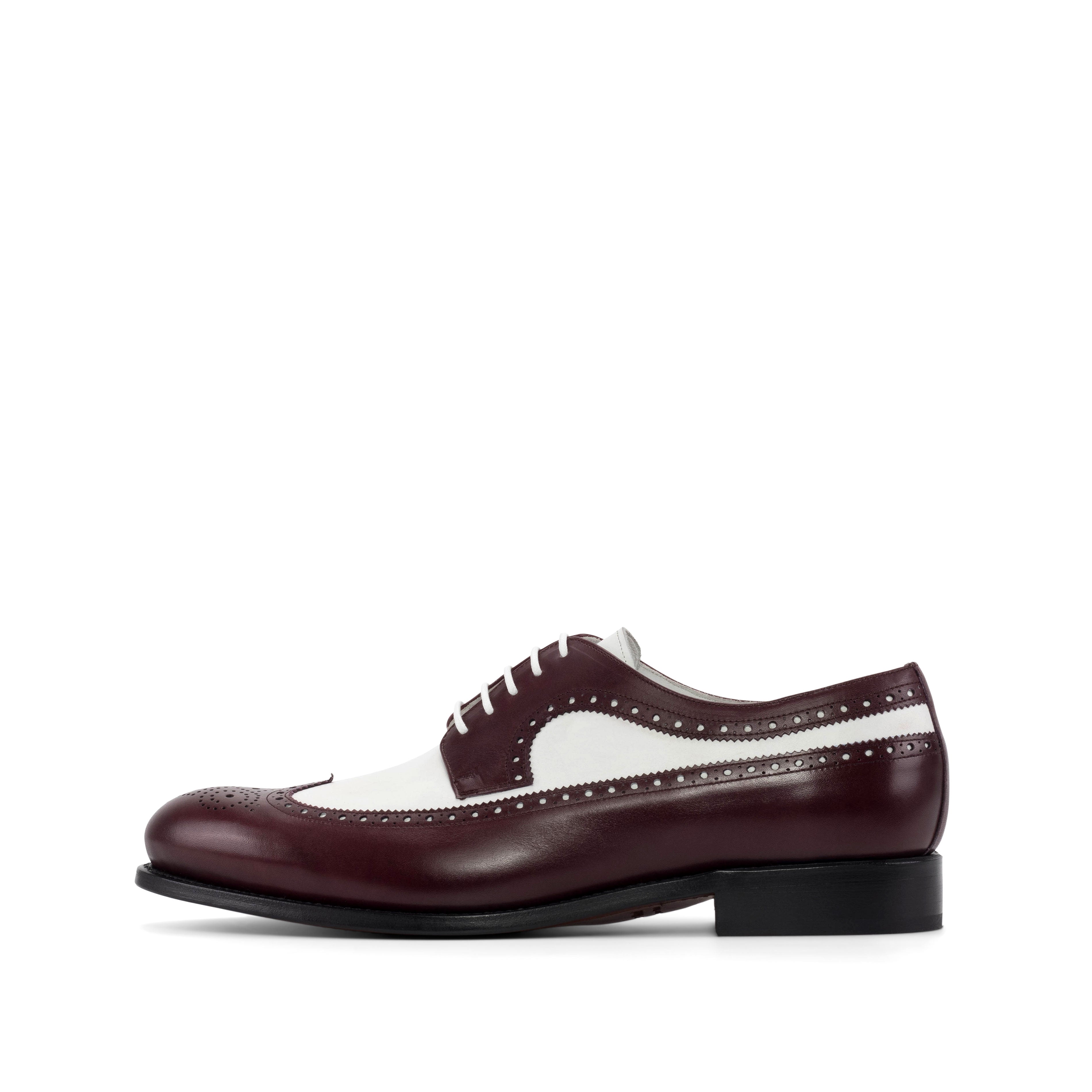 The New Yorker (Burgundy/White) Two Tone