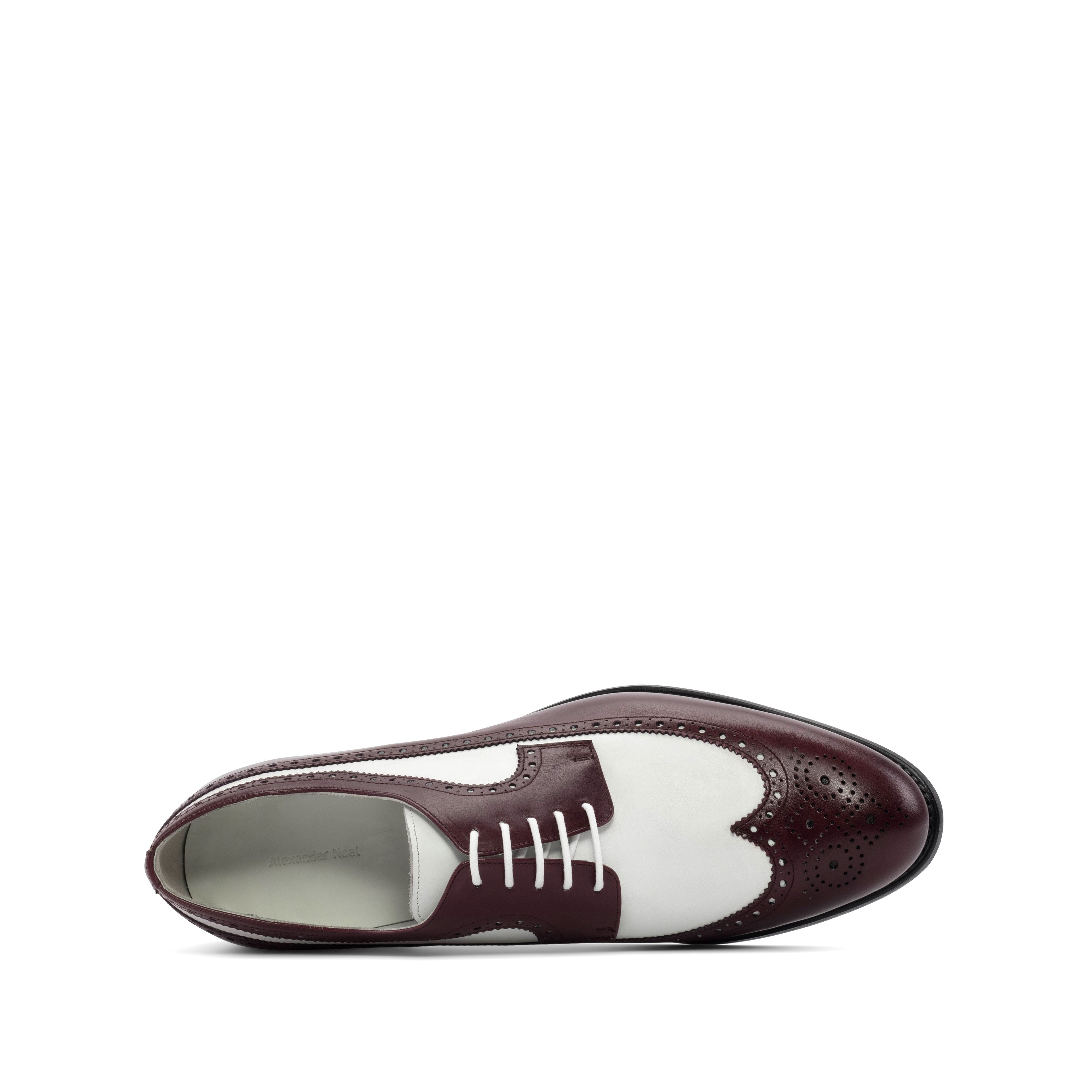 The New Yorker (Burgundy/White) Two Tone