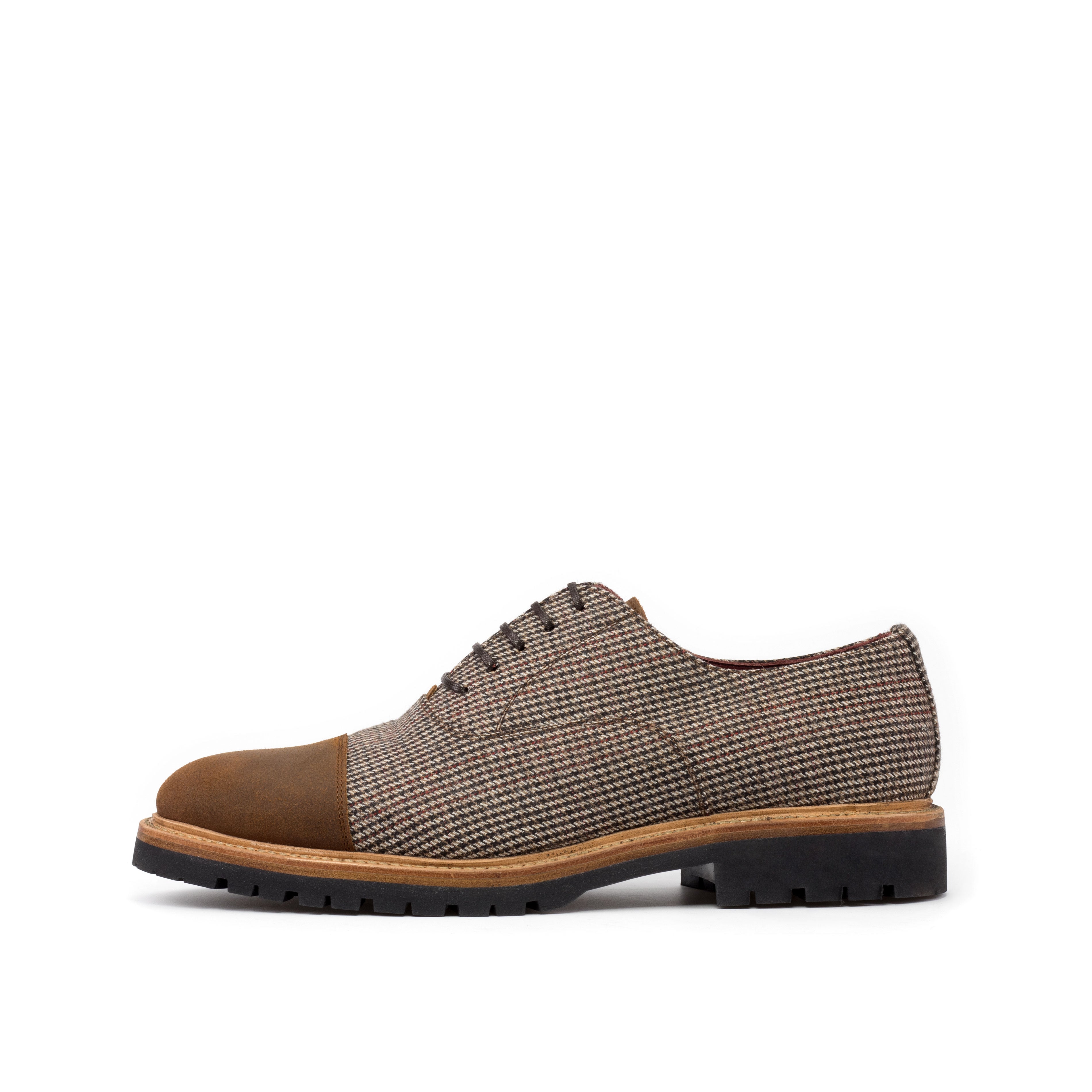 The Langston (Waxed Brown Tweed) Sample Studio Shoes