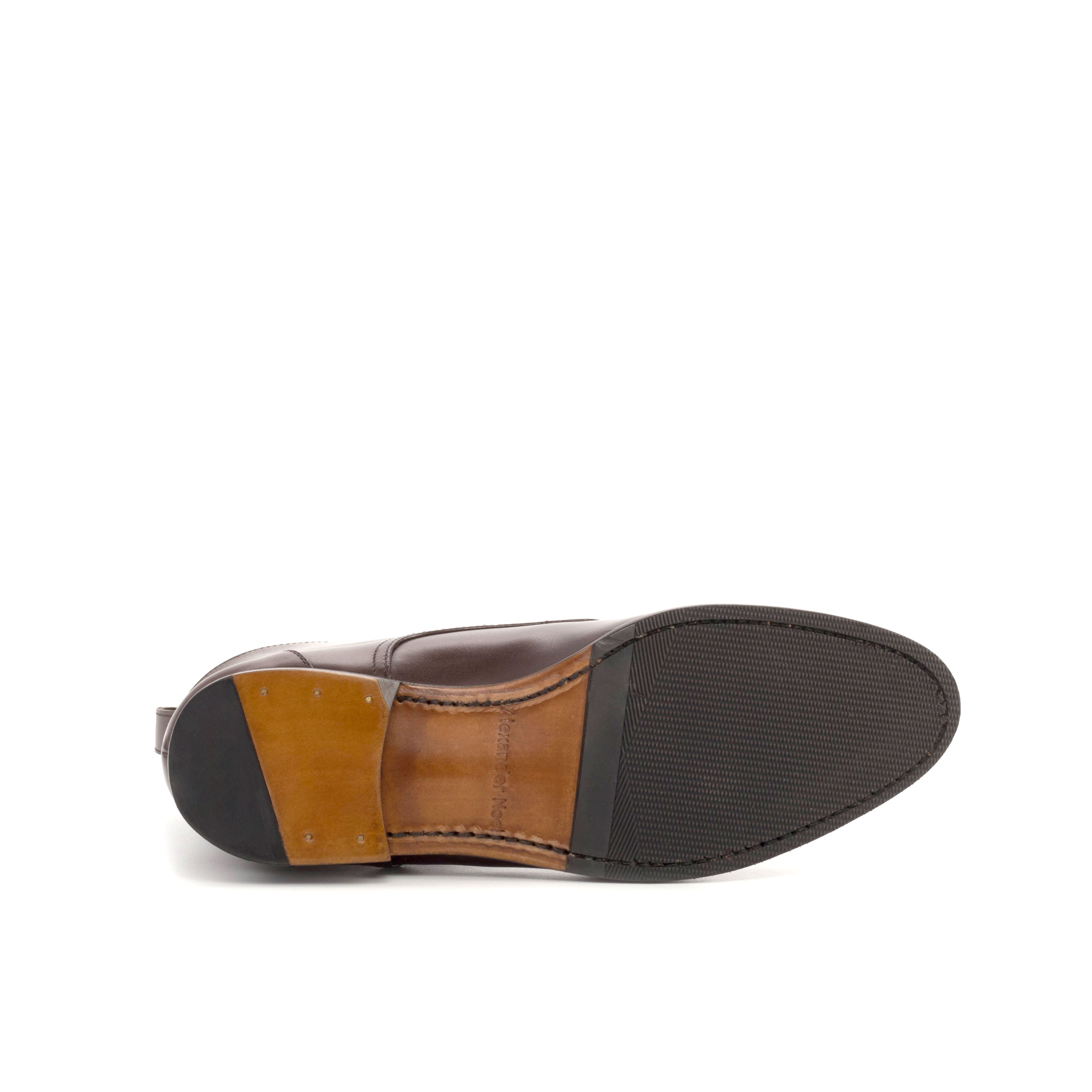 AN Cap-Toe Womens Boots (Dark Brown)