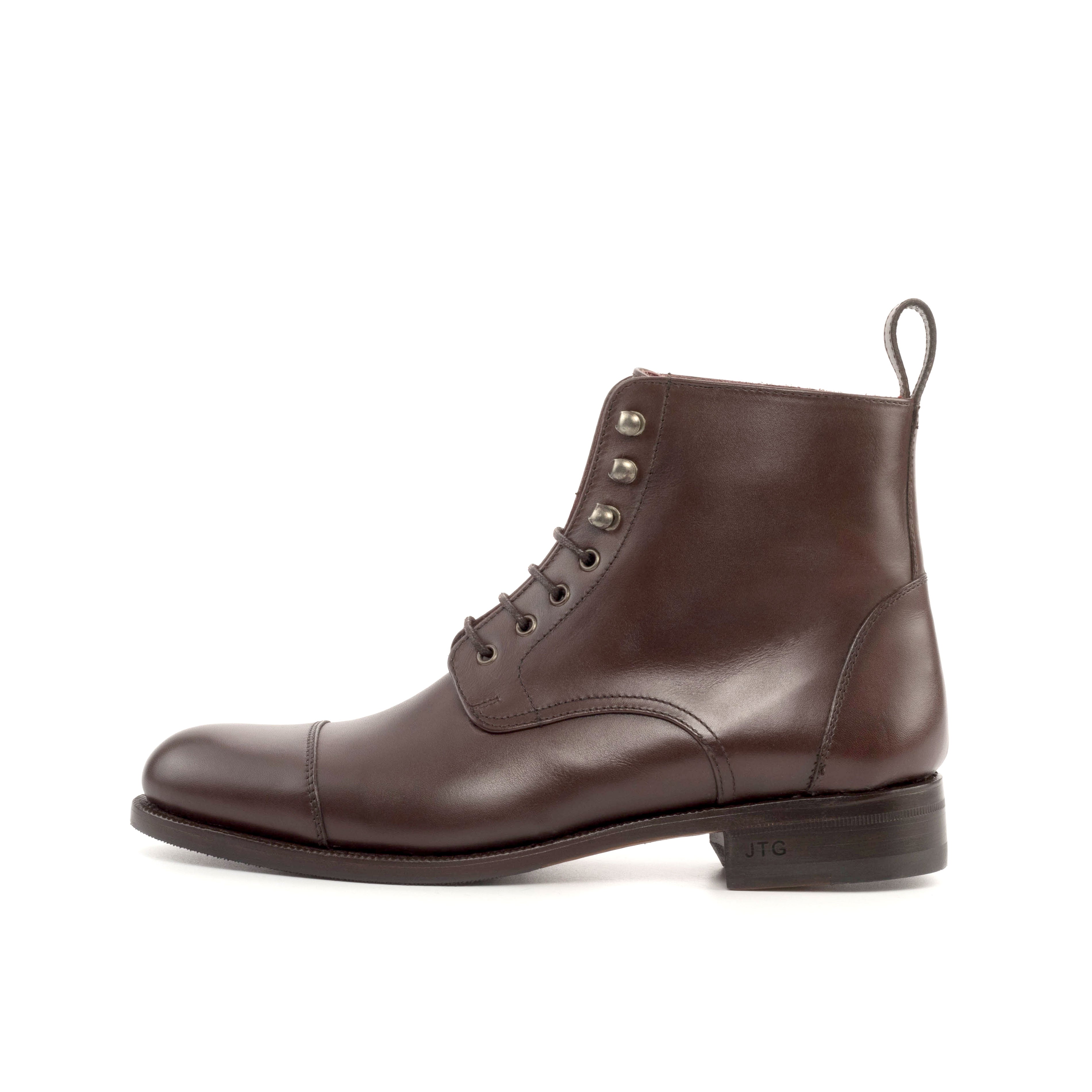 AN Cap-Toe Boots (Dark Brown)