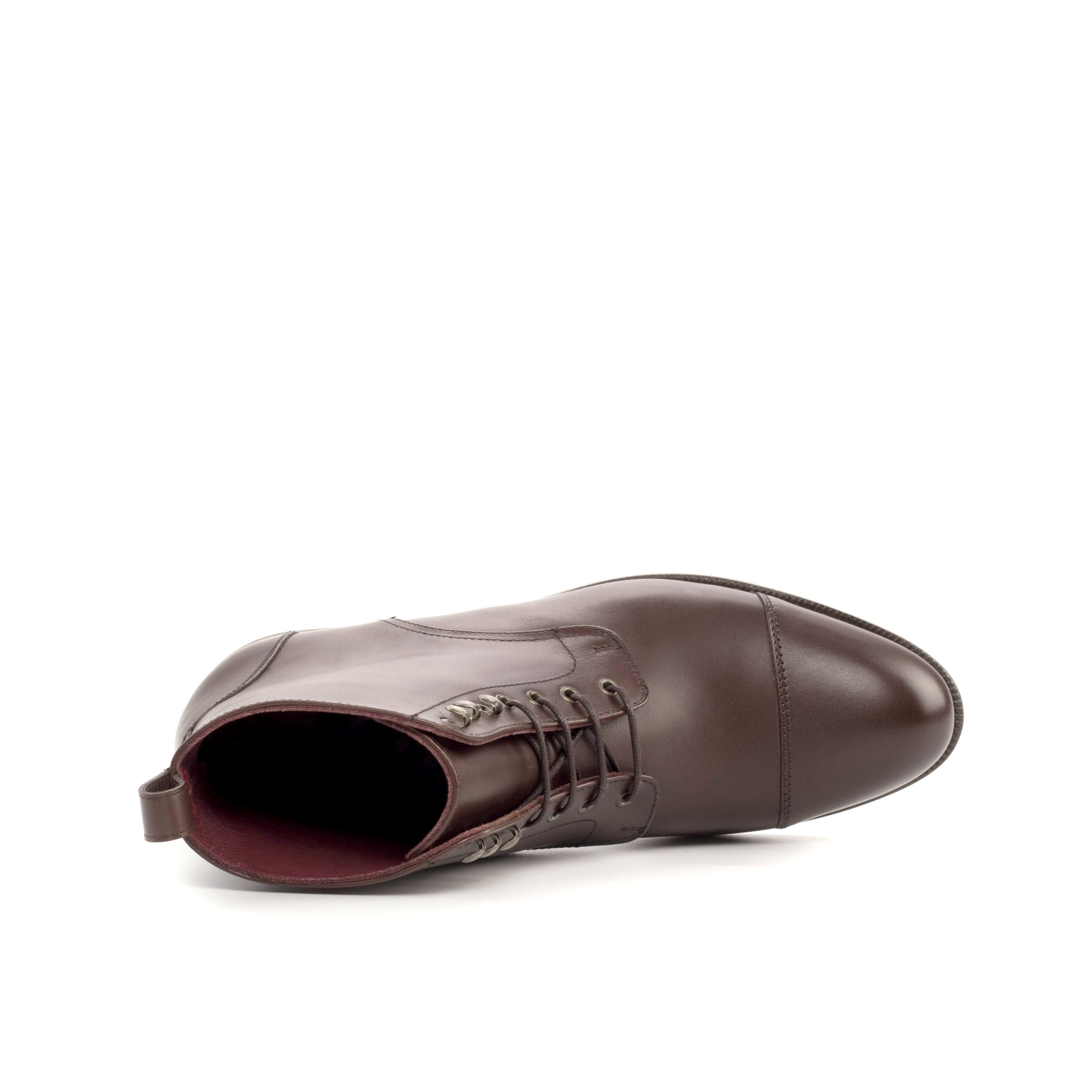 AN Cap-Toe Boots (Dark Brown)