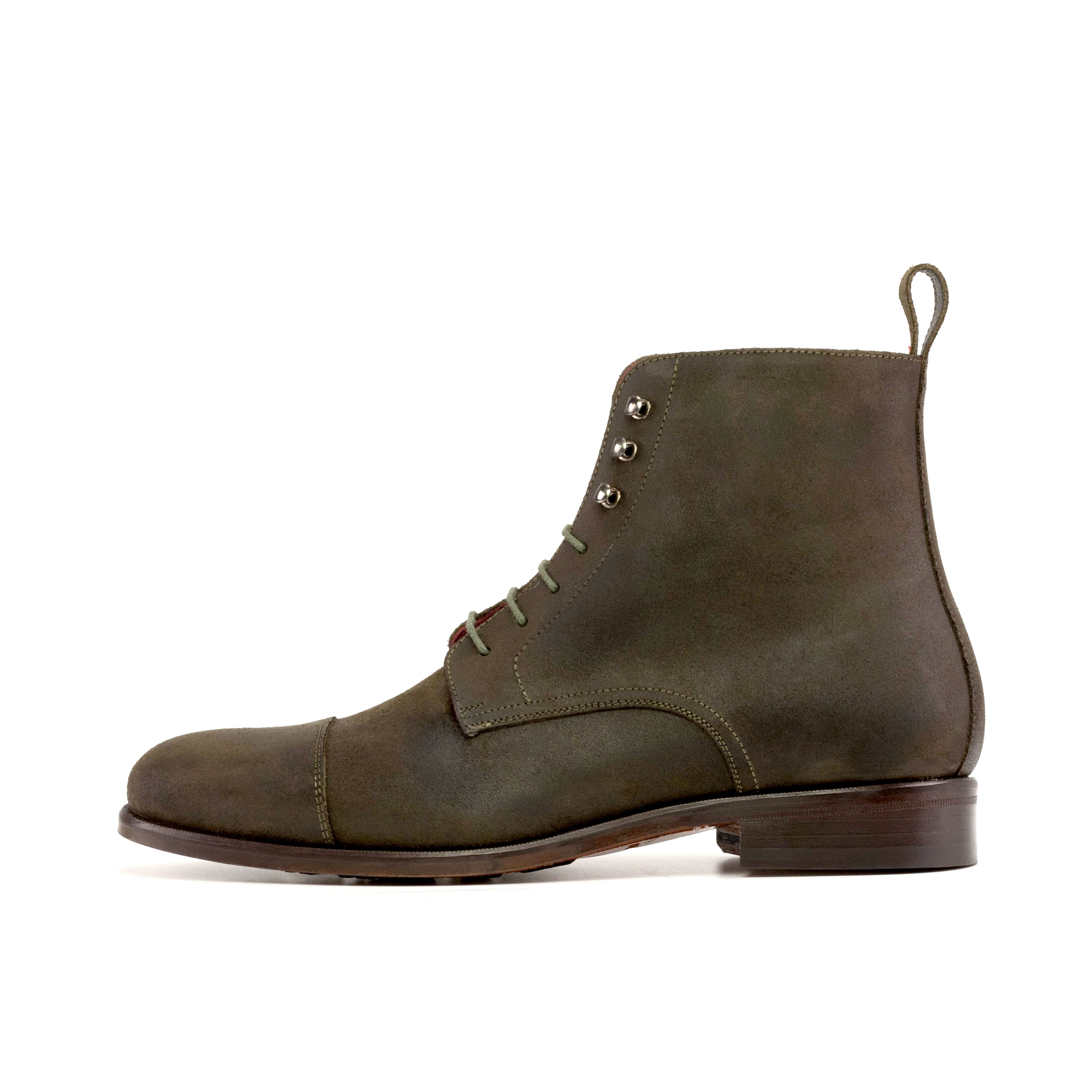 AN Captoe Boot (Waxed/Olive)