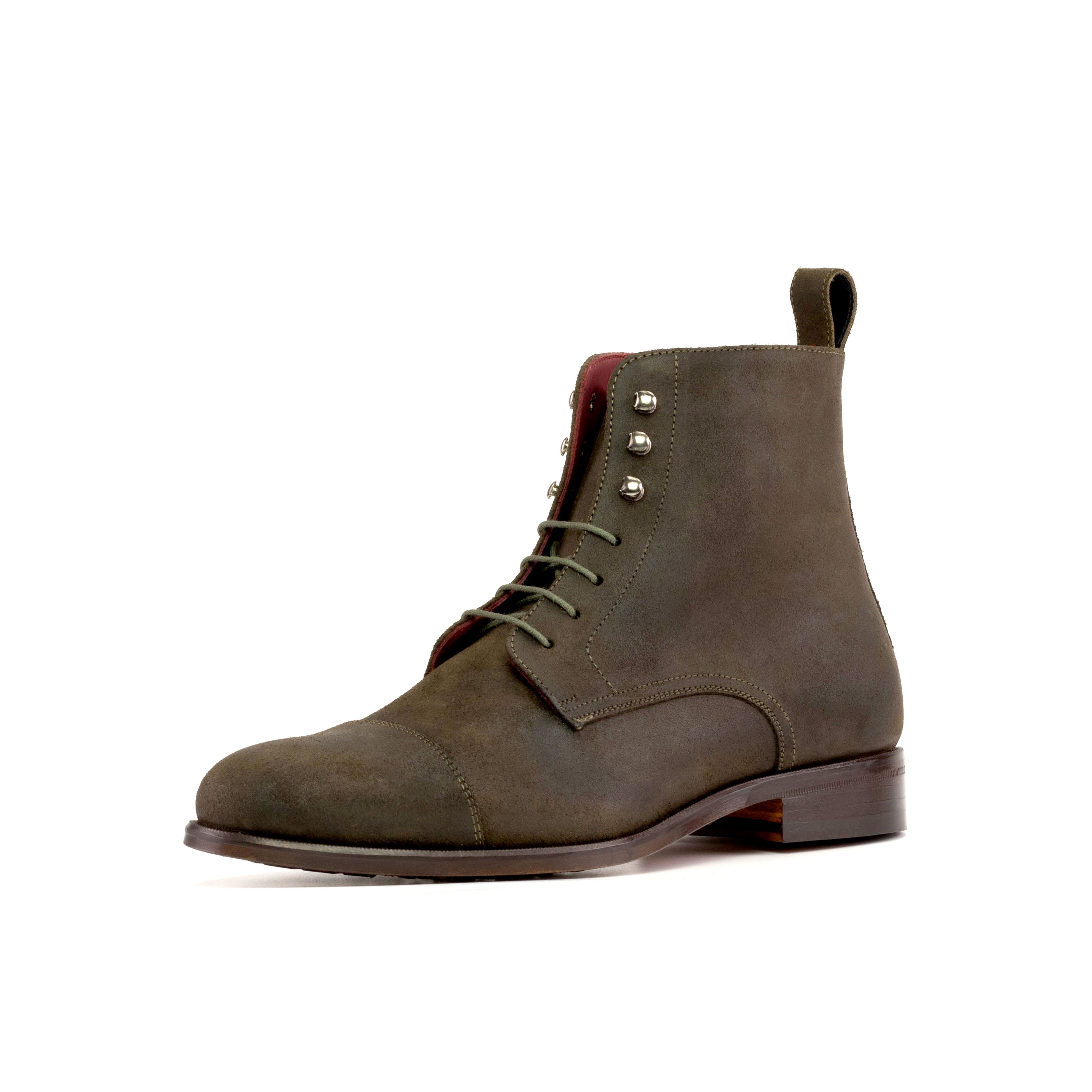 AN Captoe Boot (Waxed/Olive)