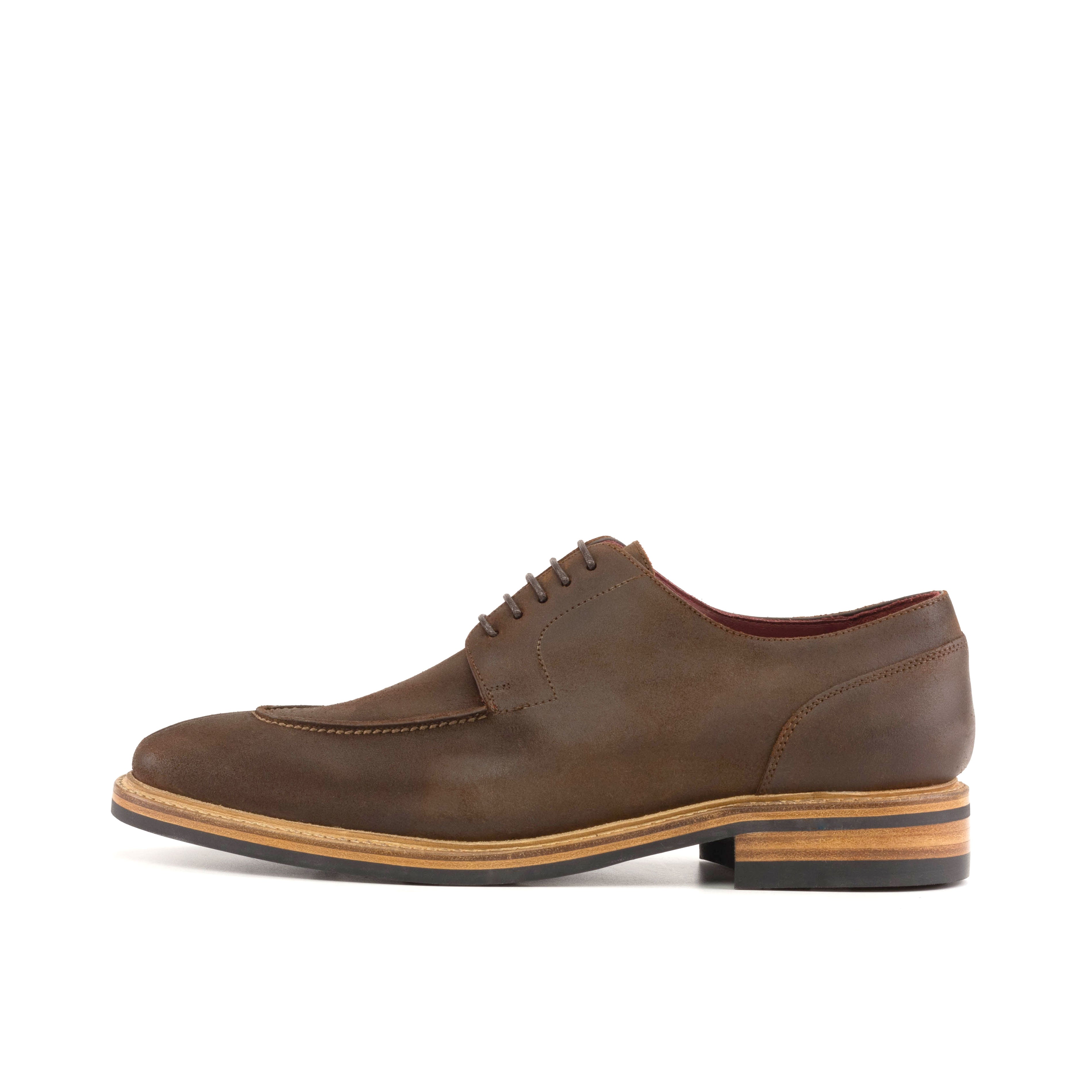 Split Toe Joe Derby (Waxed Brown)