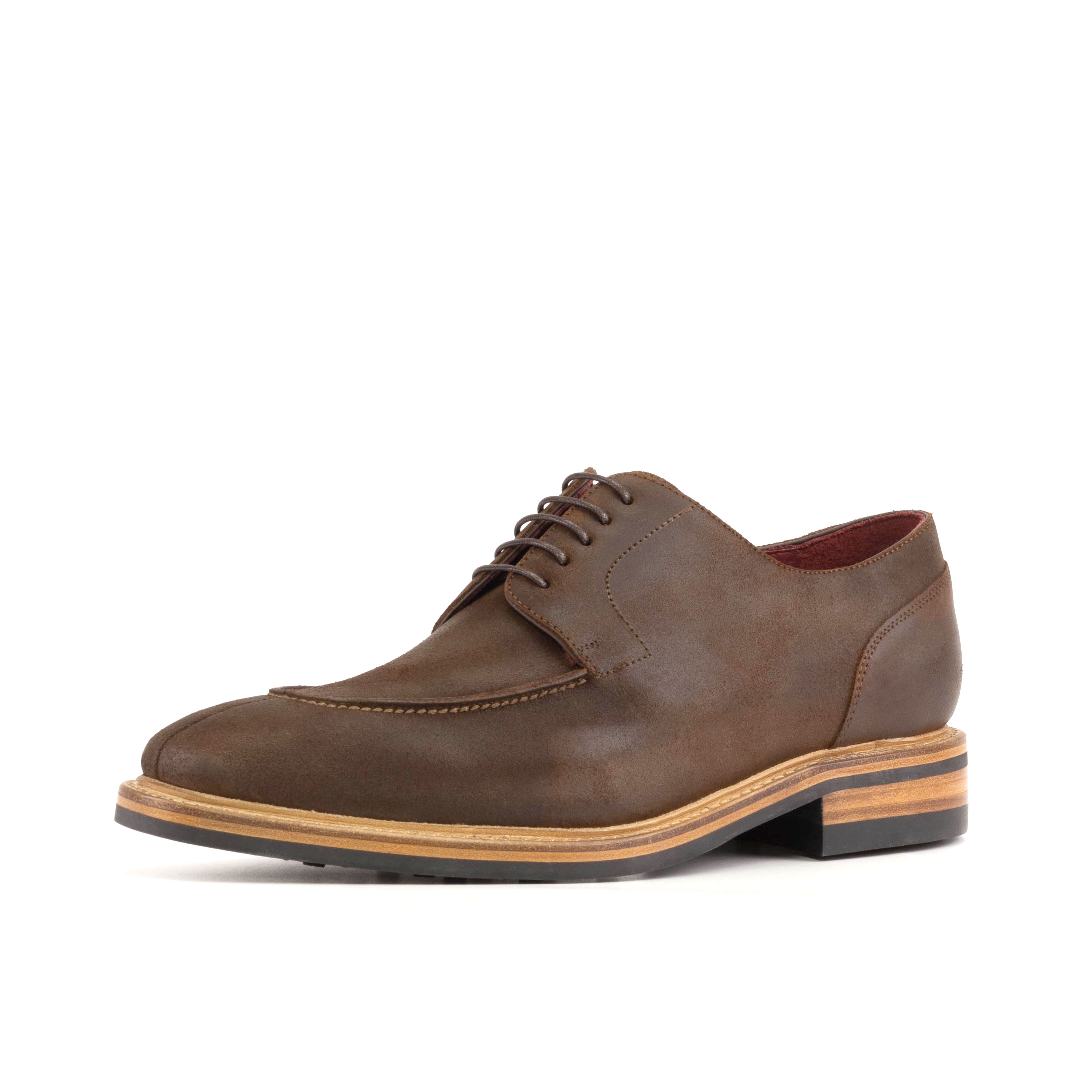 Split Toe Joe Derby (Waxed Brown)