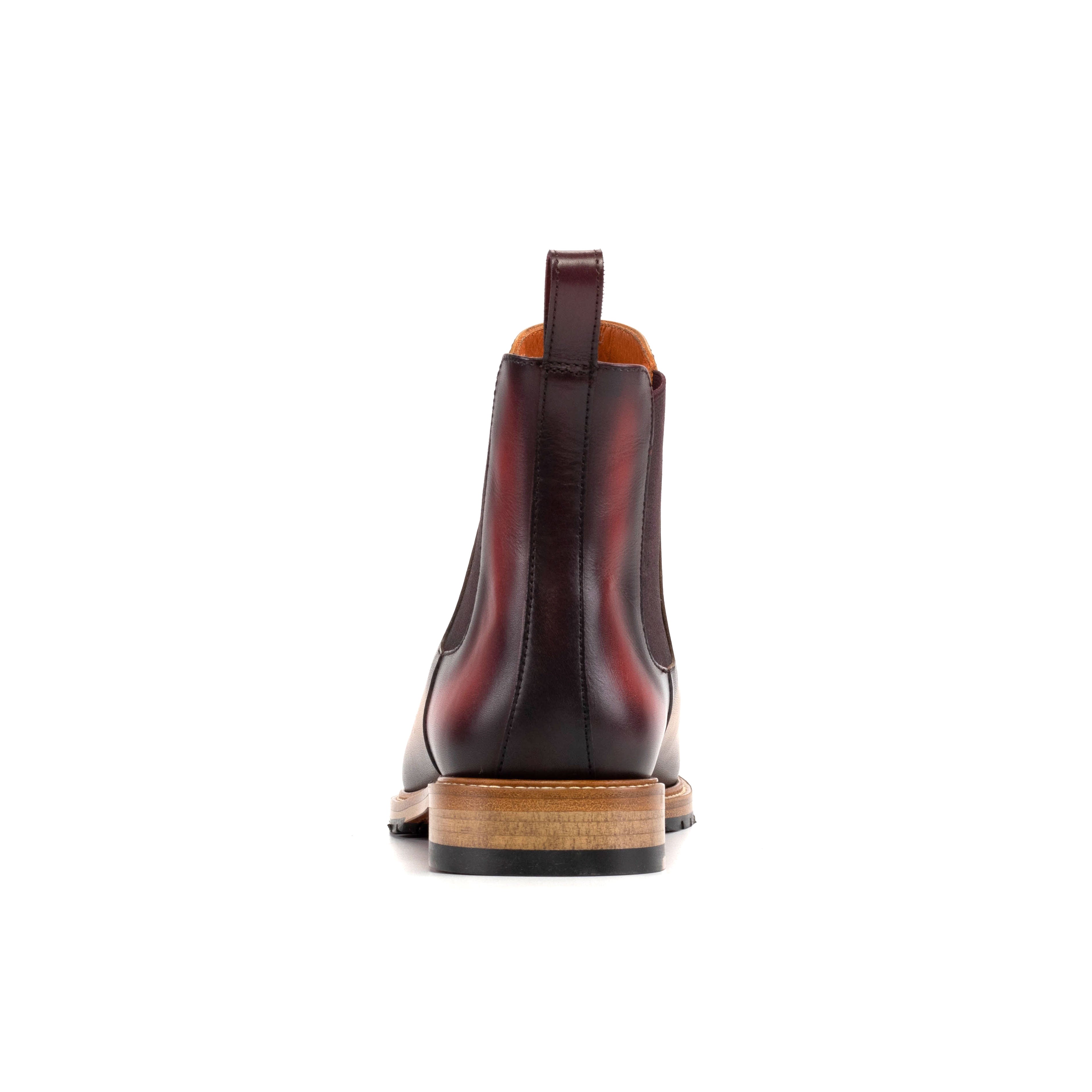 Chelsea Boot (Cognac/Burgundy)