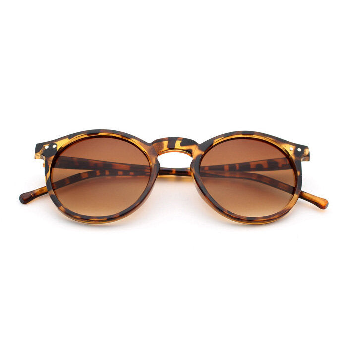 AN Dapper Sunglasses - Tortoise Shell Style (Round)
