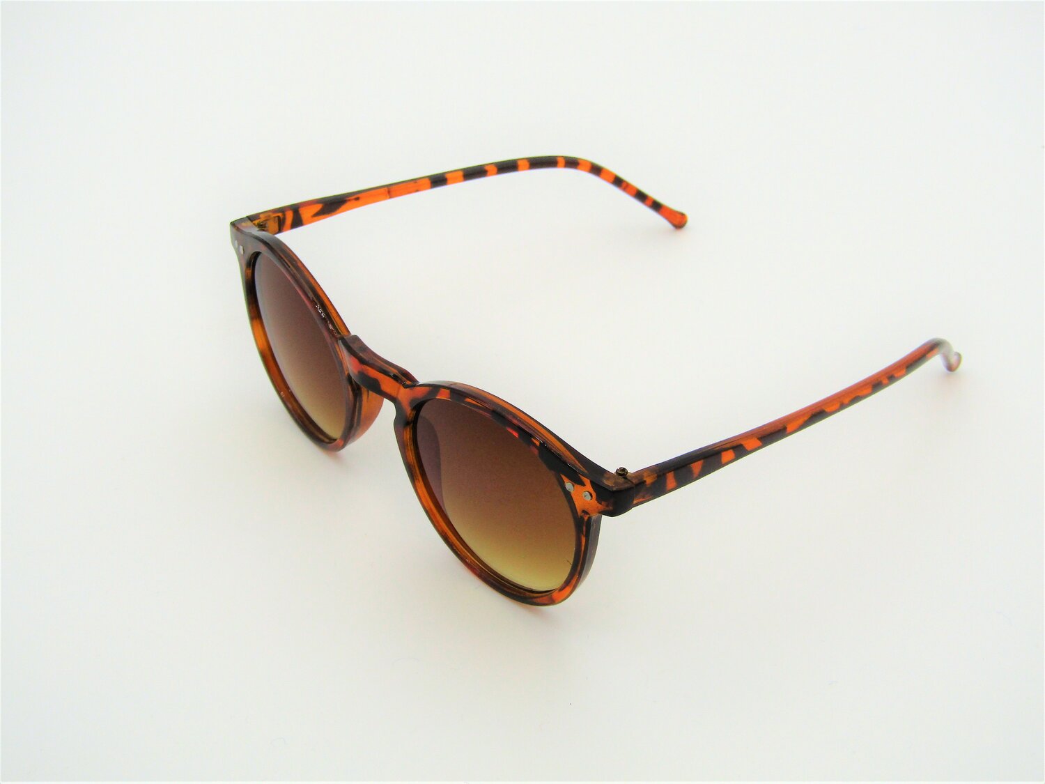 AN Dapper Sunglasses - Tortoise Shell Style (Round)