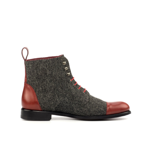 AN Cap-Toe Womens Boots (Herringbone)