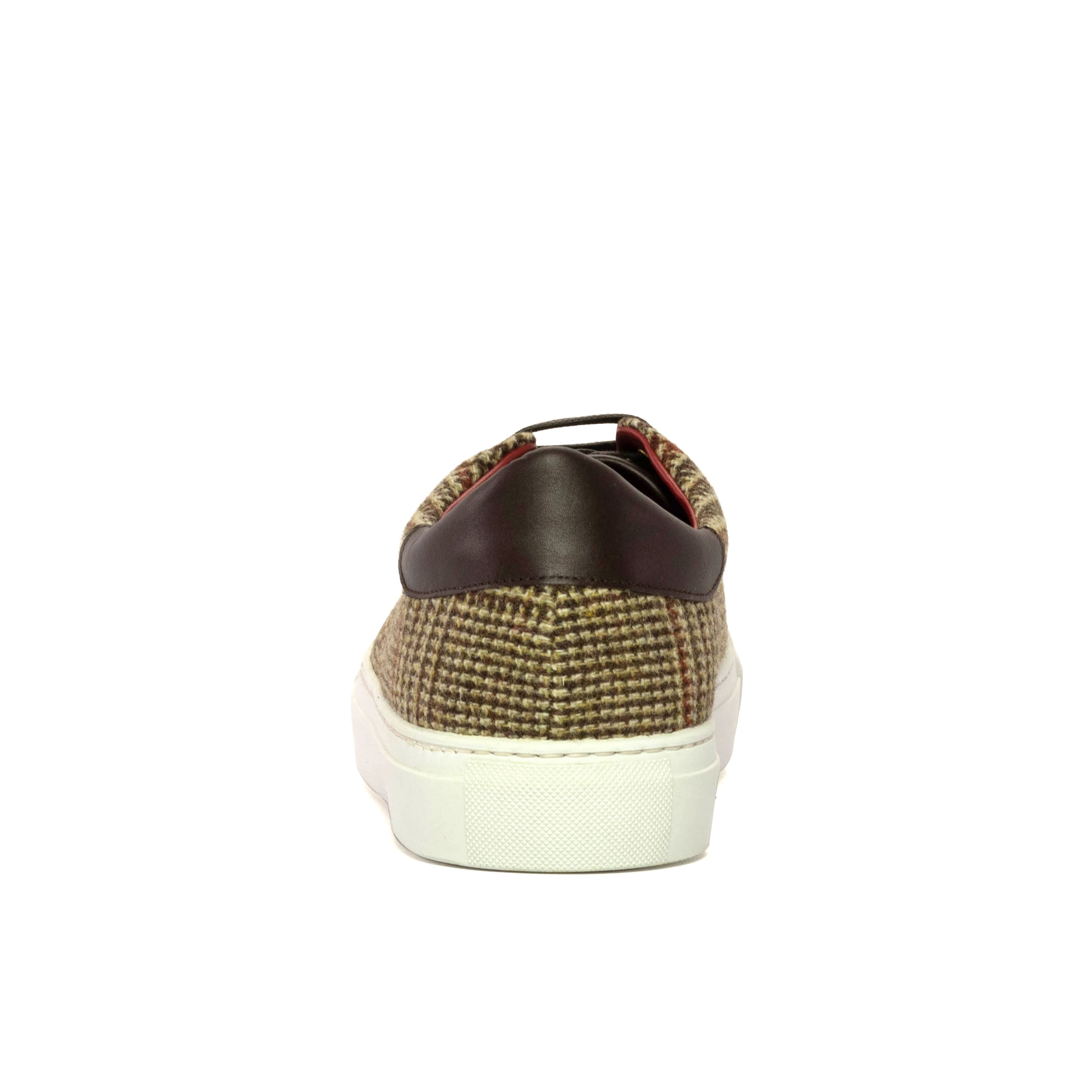 Kickabout (Wool Plaid Brown) Studio Sample Shoes