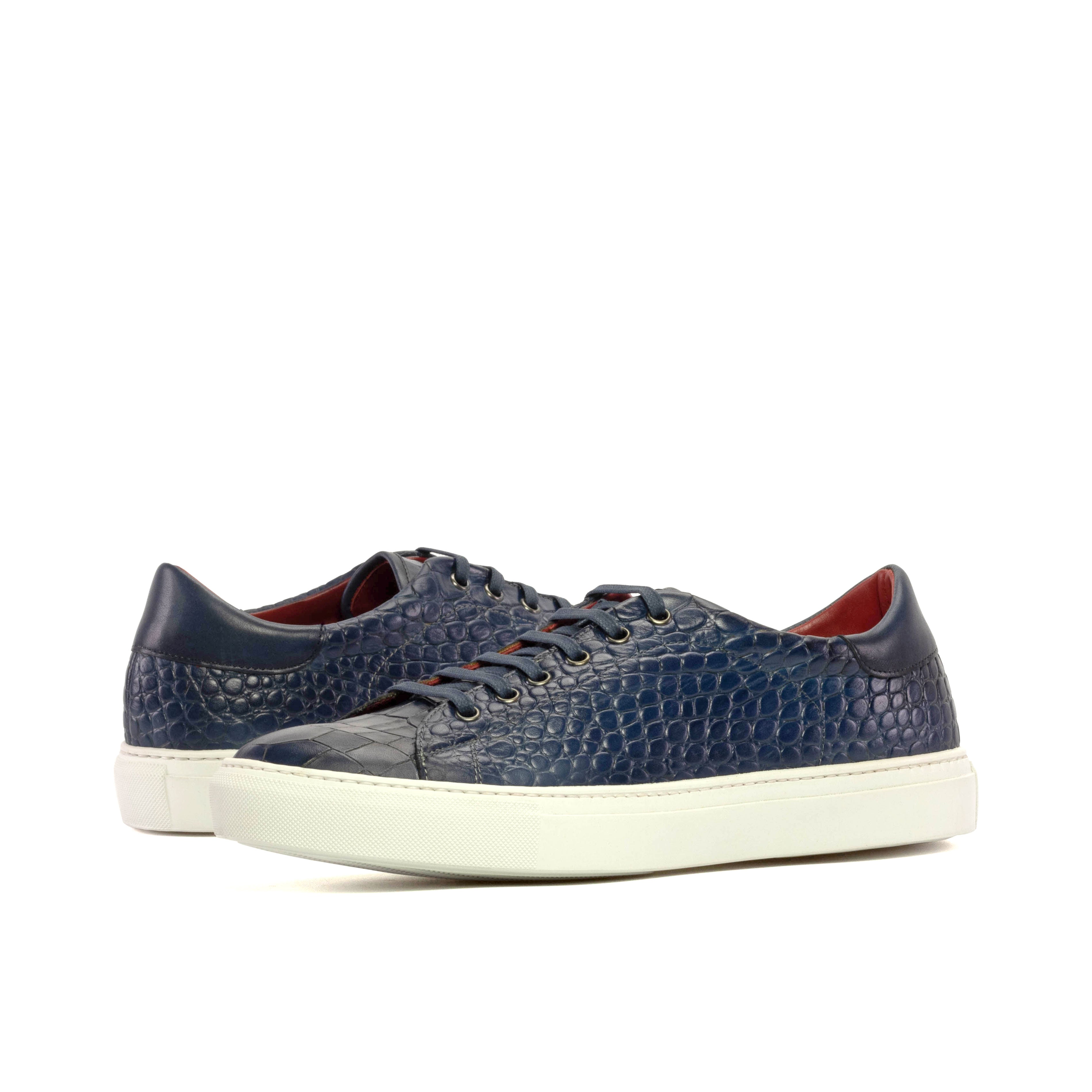 Kickabout (Croco Navy) Sample Studio Shoes