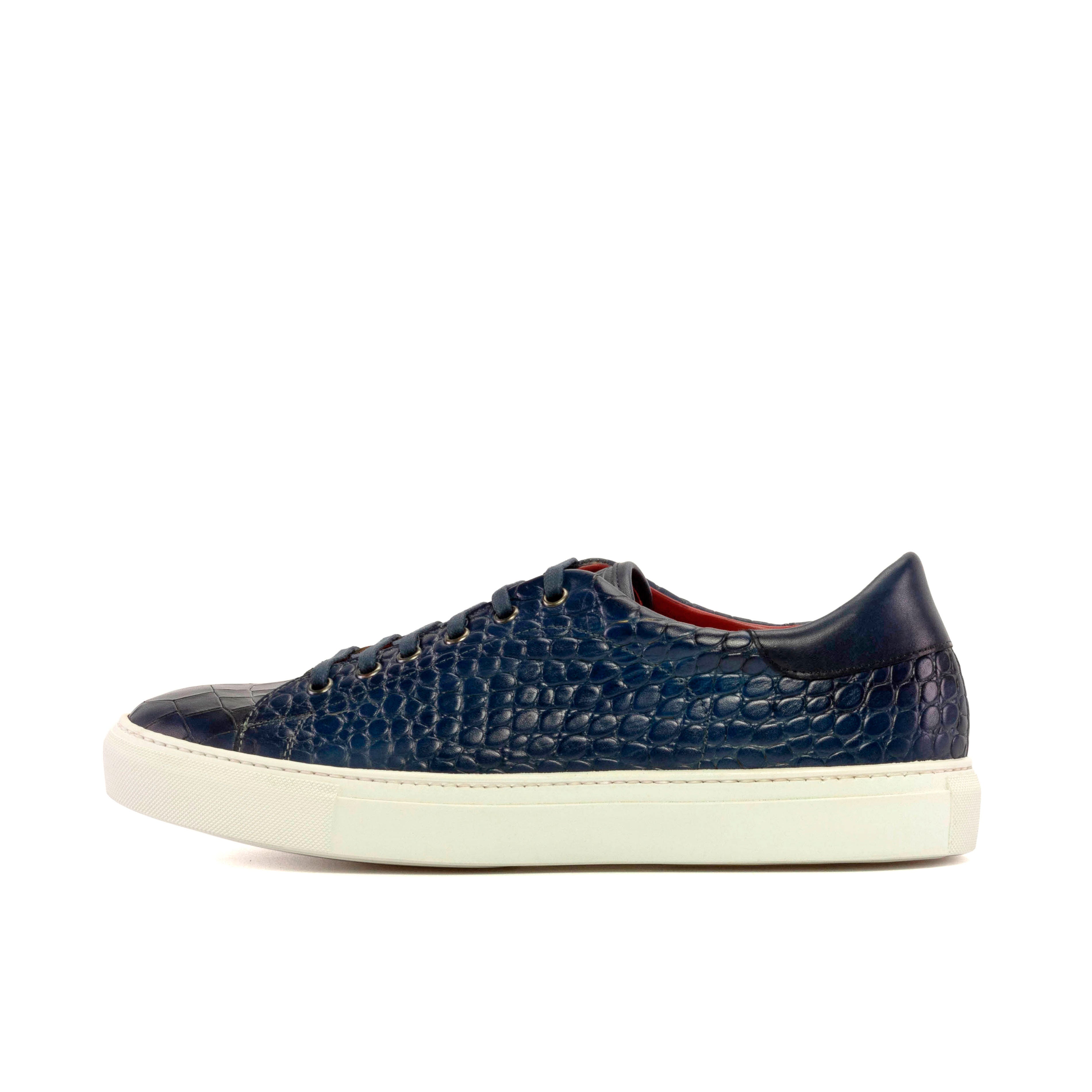 Kickabout (Croco Navy) Sample Studio Shoes