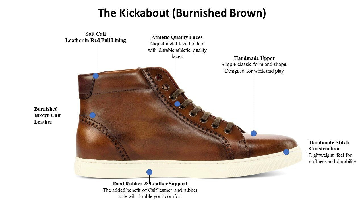 The Kickabout High-top (Burnished Brown)