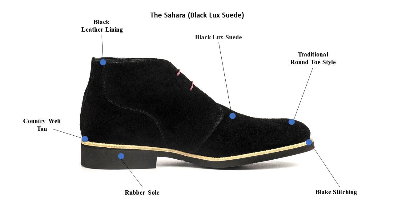 The Sahara (Black Lux Suede)