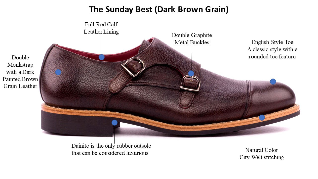 The Sunday Best (Dark brown Grain)
