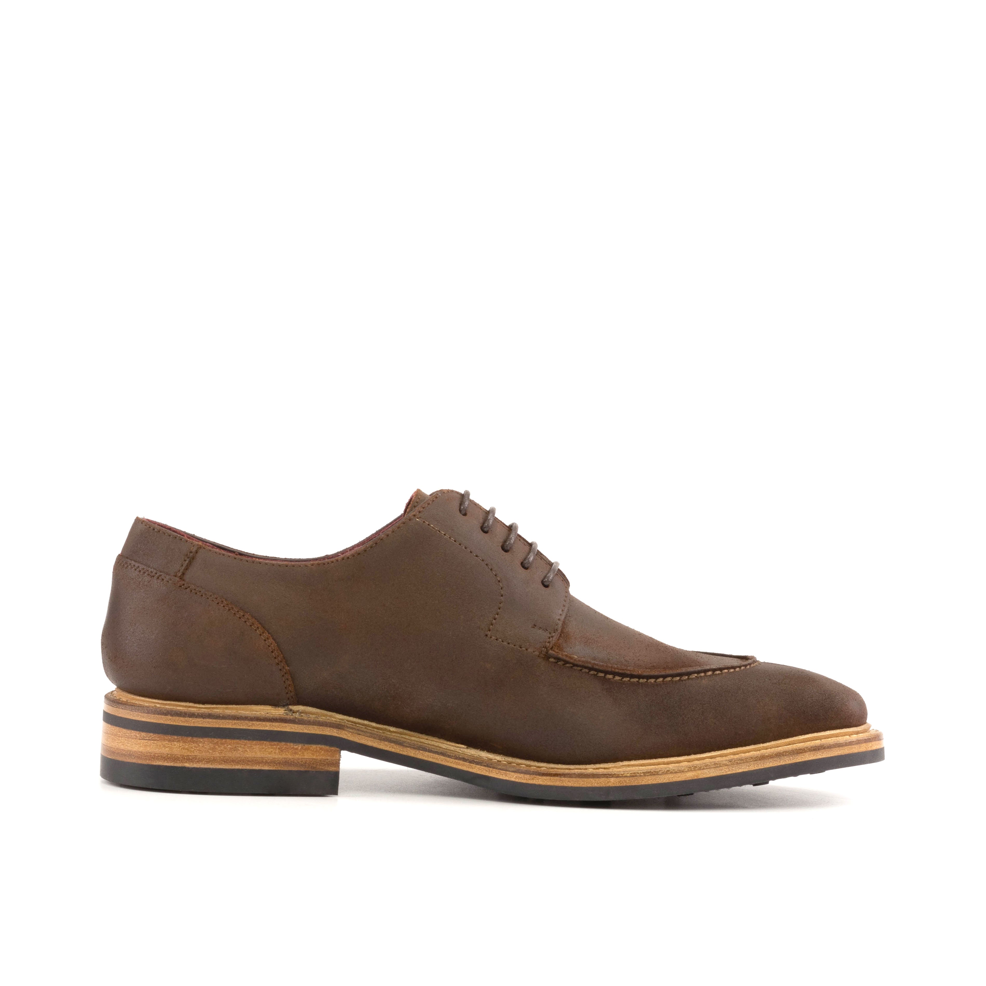 Split Toe Joe Derby (Waxed Brown)