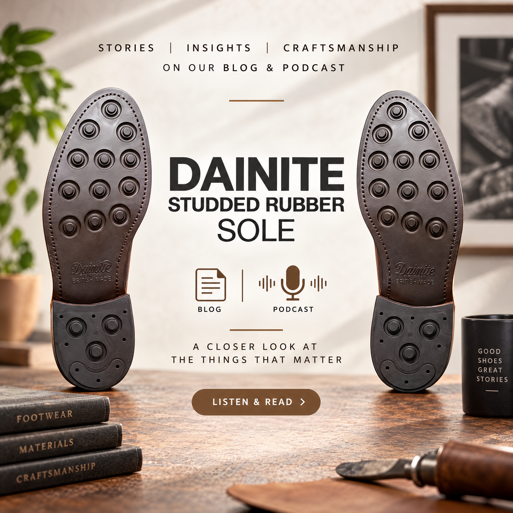 Dainite Studded Rubber Soles for Goodyear Welted Shoes