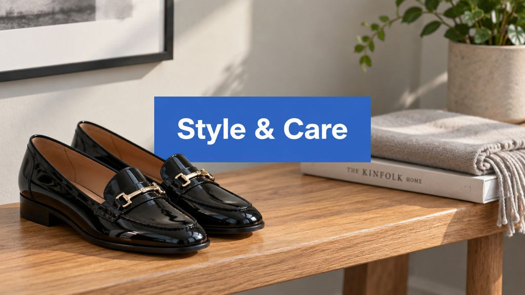 Black Patent Leather Loafers Womens: Style and Care