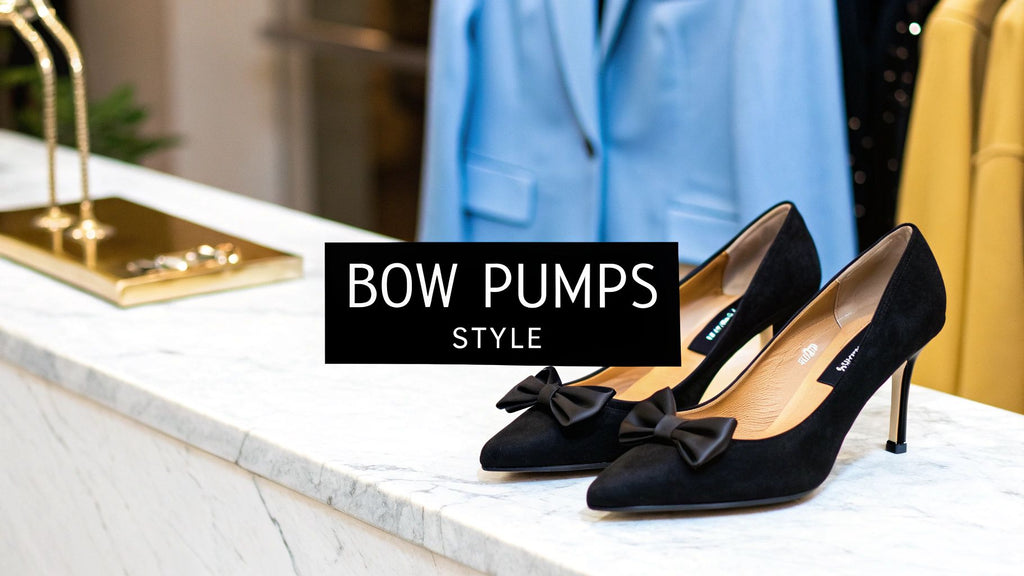 Styling Black Pumps with Bows for Any Event