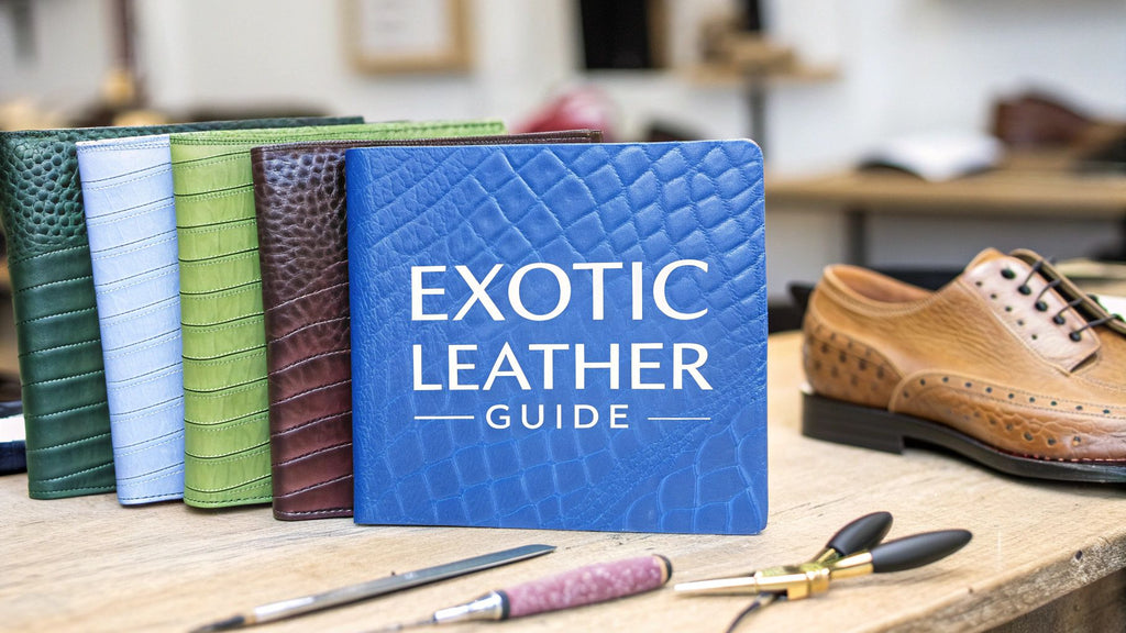 A Guide to Exotic Leathers: Ostrich, Alligator & Beyond for Custom Shoes